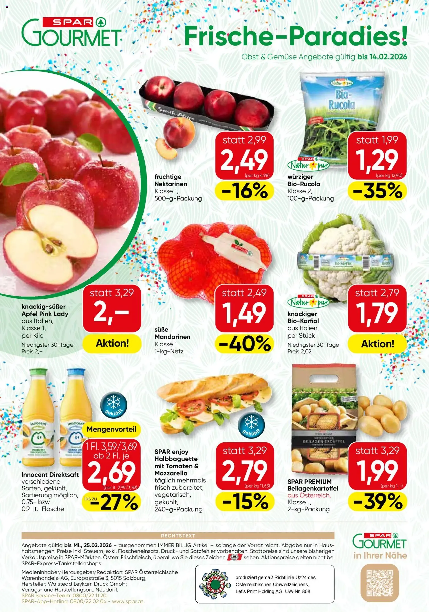 SPAR Gourmet Flugblatt - Gültiger Prospekt ab 12.02.2026, Seite 12 von insgesamt 12