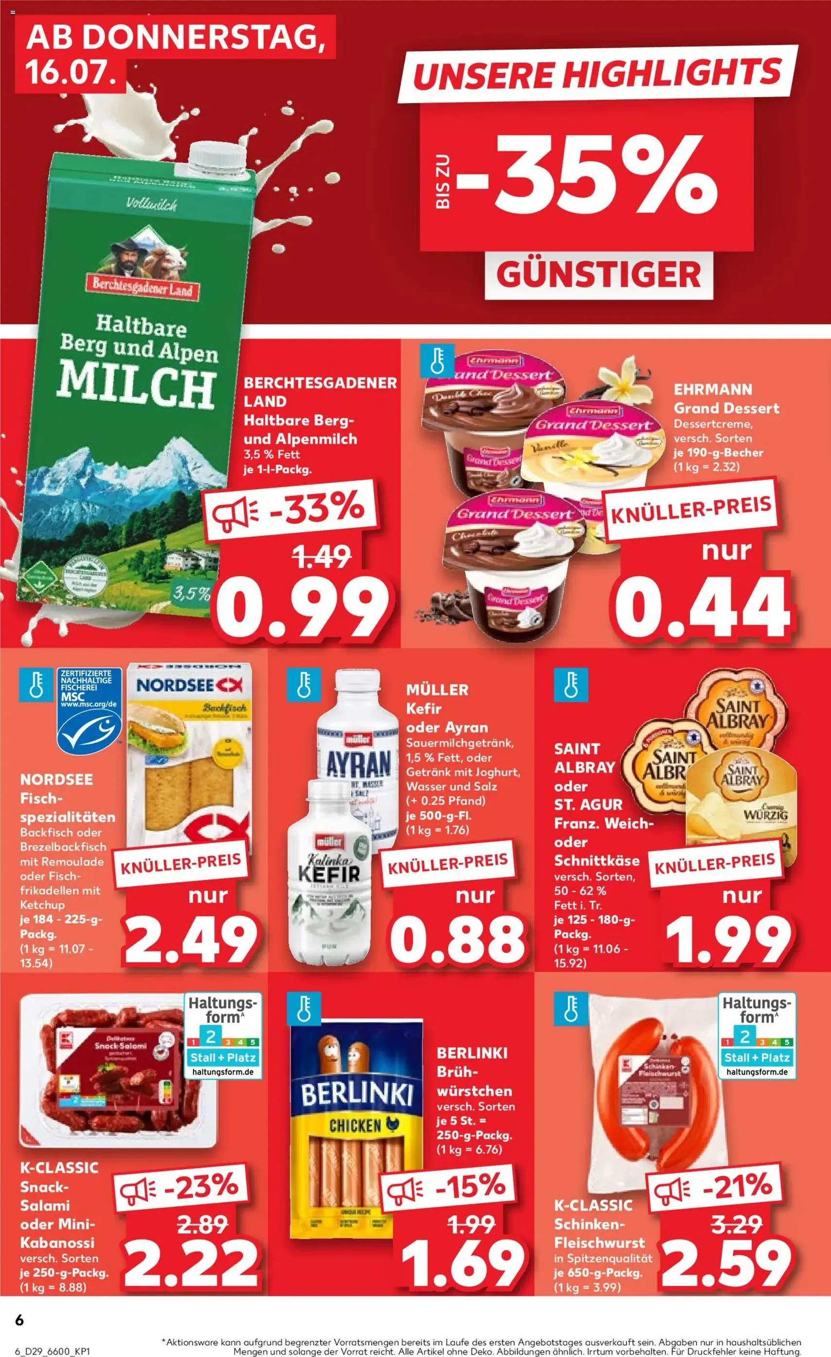 Kaufland DE -DE Folder - geldige folder vanaf 16-07-2026 pagina 6 van 56
