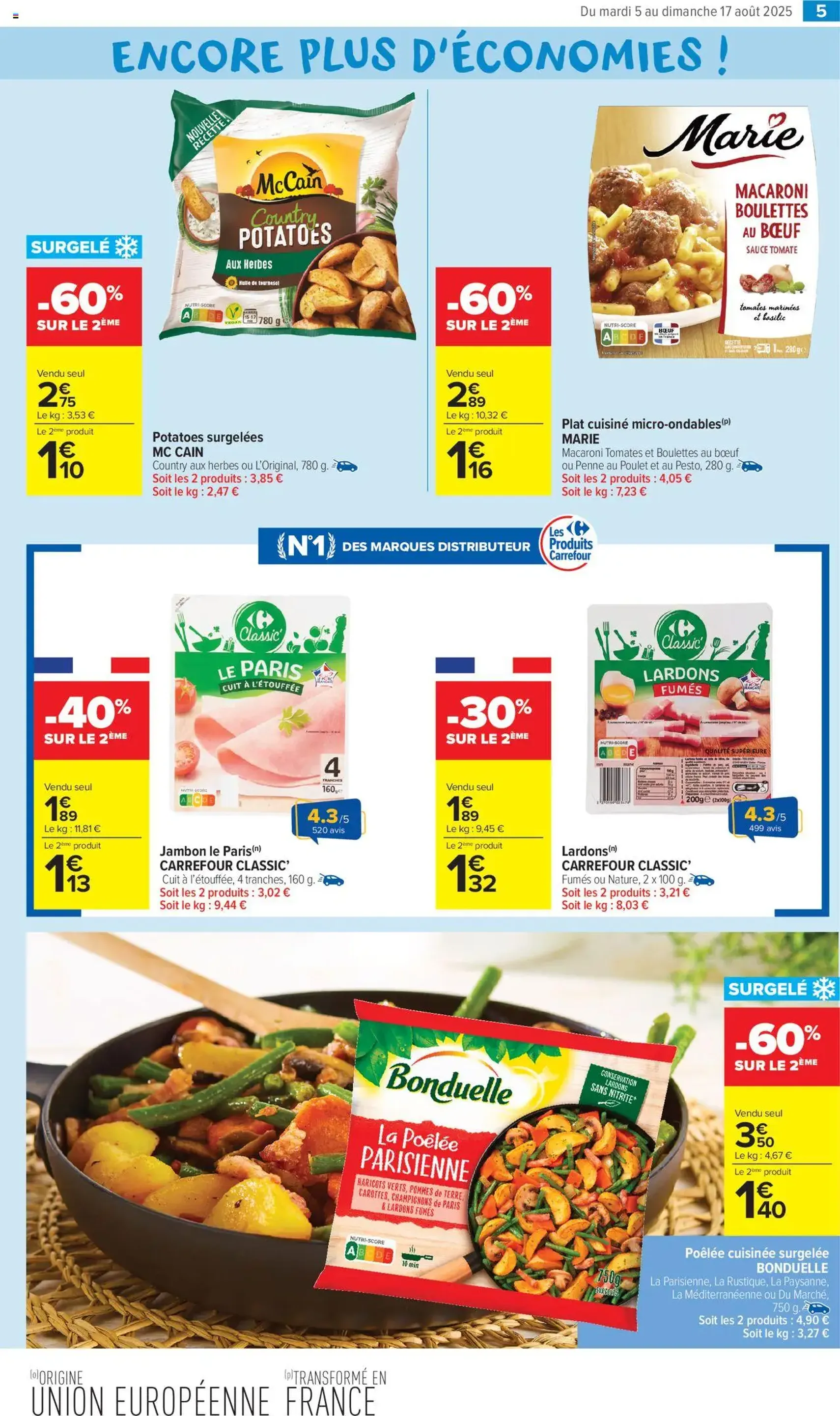 Carrefour Market catalogue semaine 31 - brochure valable à partir du 05/08/2025, page 8 sur 15 Carrefour Market catalogue semaine 31 - brochure valable à partir du 05/08/2025, page 8 sur 15