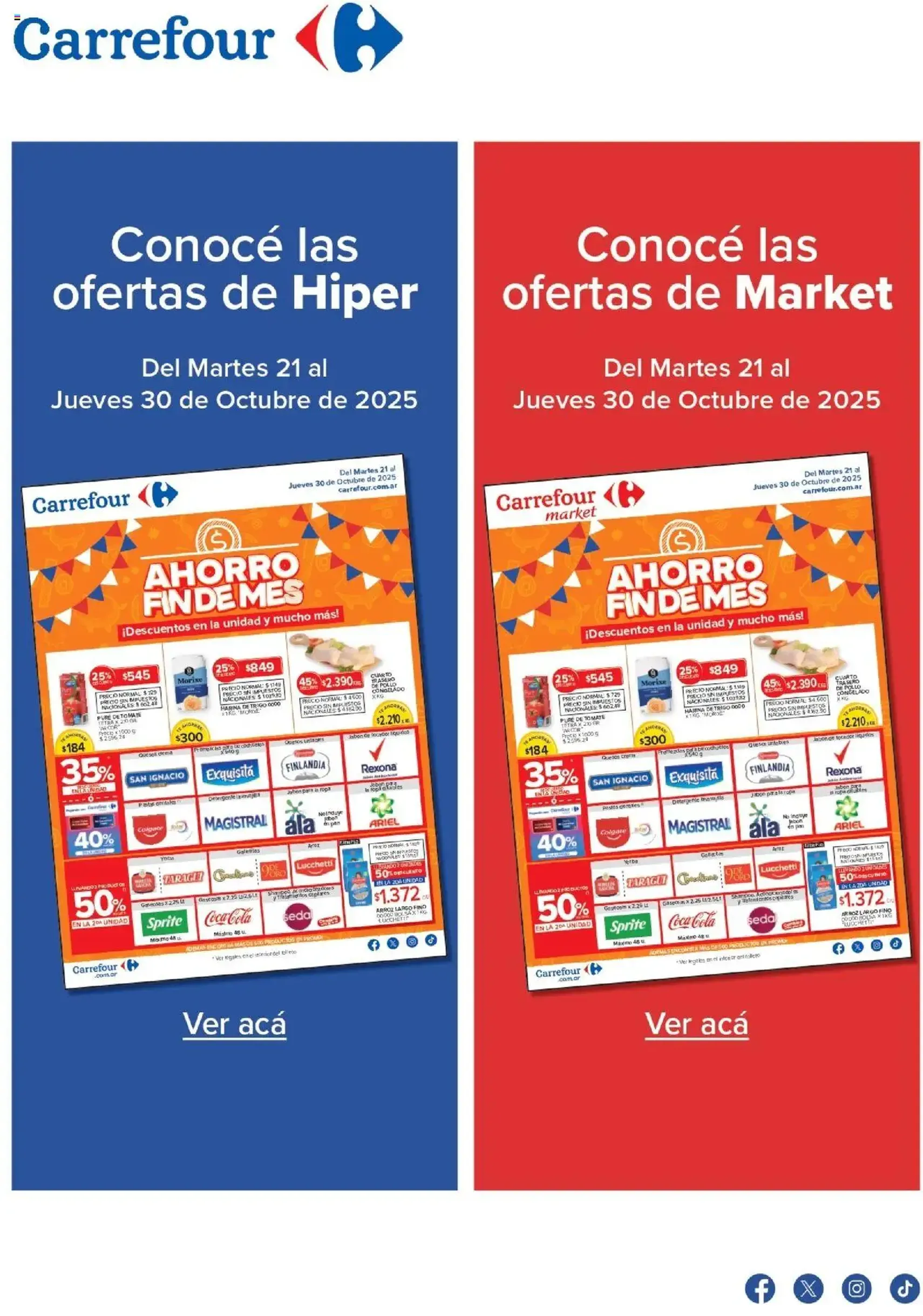 Carrefour - Ofertas Carrefour | 21 al 30 Octubre - 877a82af-aec3-47b2-a5ca-060b2cfa1f47 - folleto válido desde 21/10/2025 página 1 de 47 Carrefour - Ofertas Carrefour | 21 al 30 Octubre - 877a82af-aec3-47b2-a5ca-060b2cfa1f47 - folleto válido desde 21/10/2025 página 1 de 47
