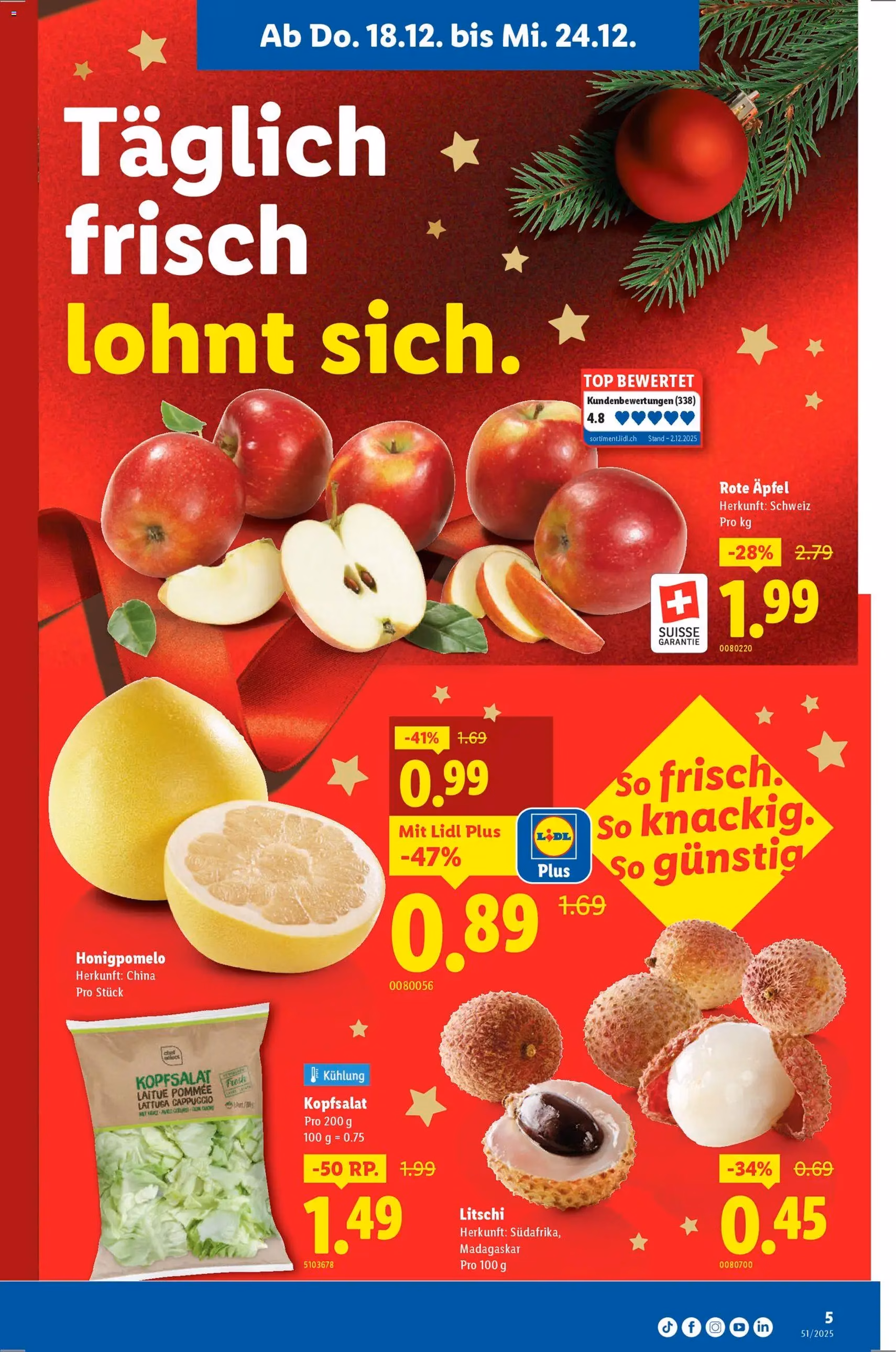 Lidl Aktionen - Gültiger Prospekt ab 18.12.2025, Seite 5 von insgesamt 32