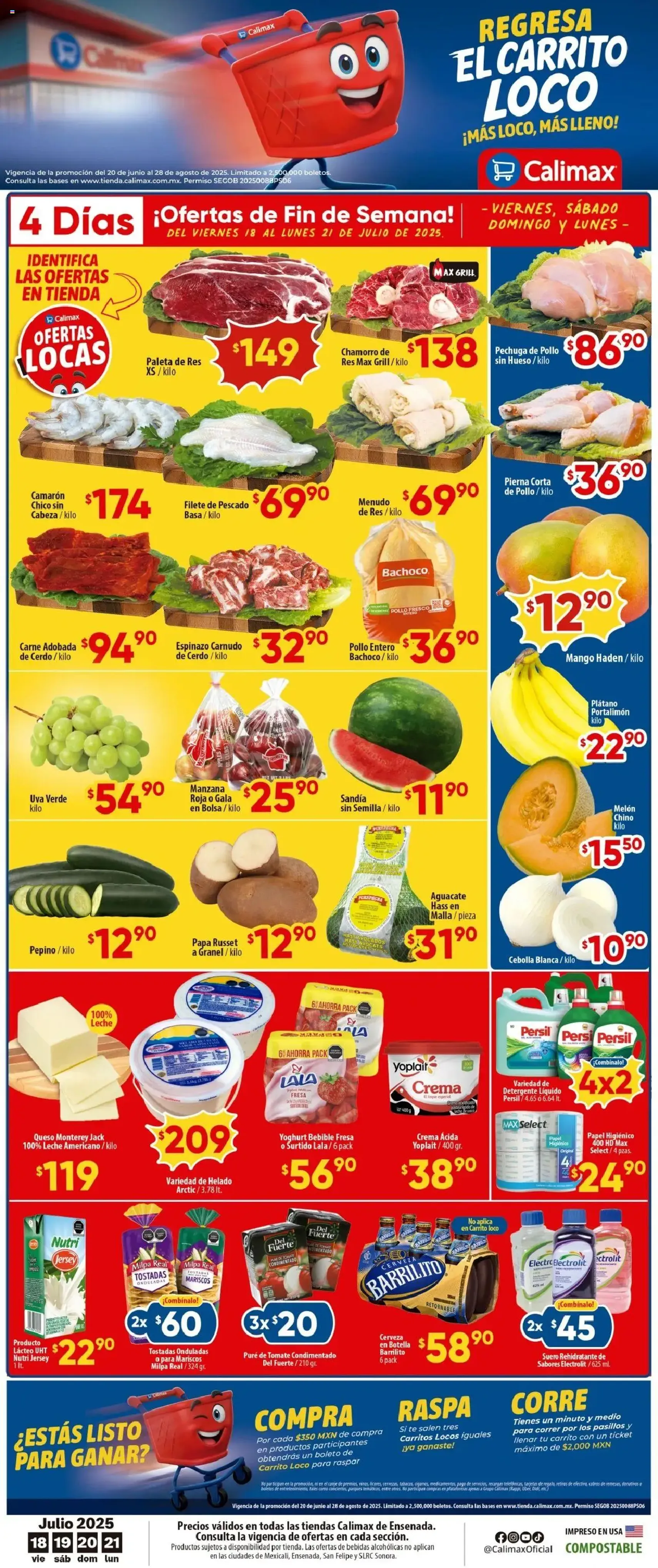 Calimax - Folleto Mexicali - folleto válido desde 18/07/2025 página 1 de 6 Calimax - Folleto Mexicali - folleto válido desde 18/07/2025 página 1 de 6