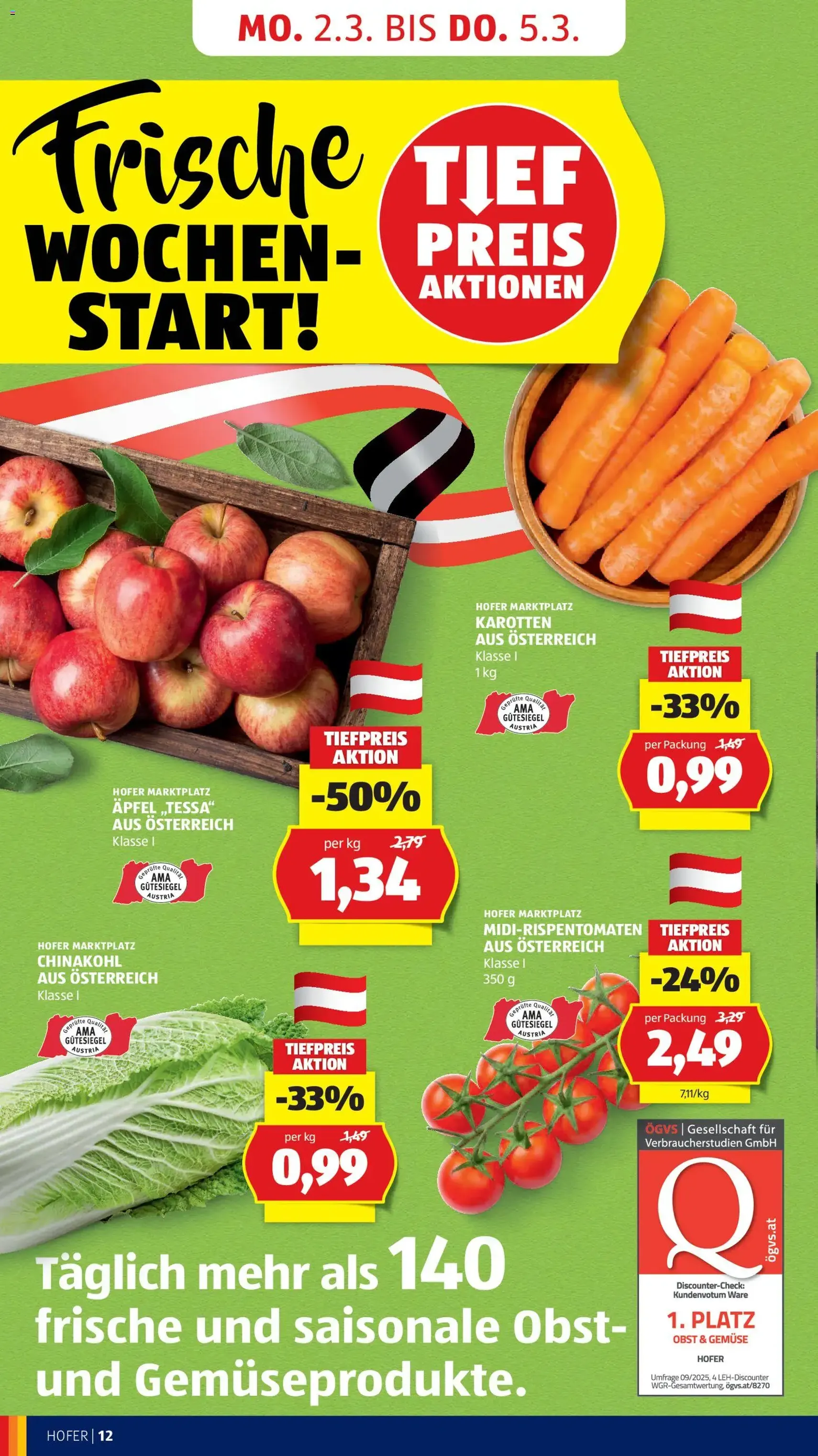 Hofer Flugblatt - Gültiger Prospekt ab 25.02.2026, Seite 14 von insgesamt 41