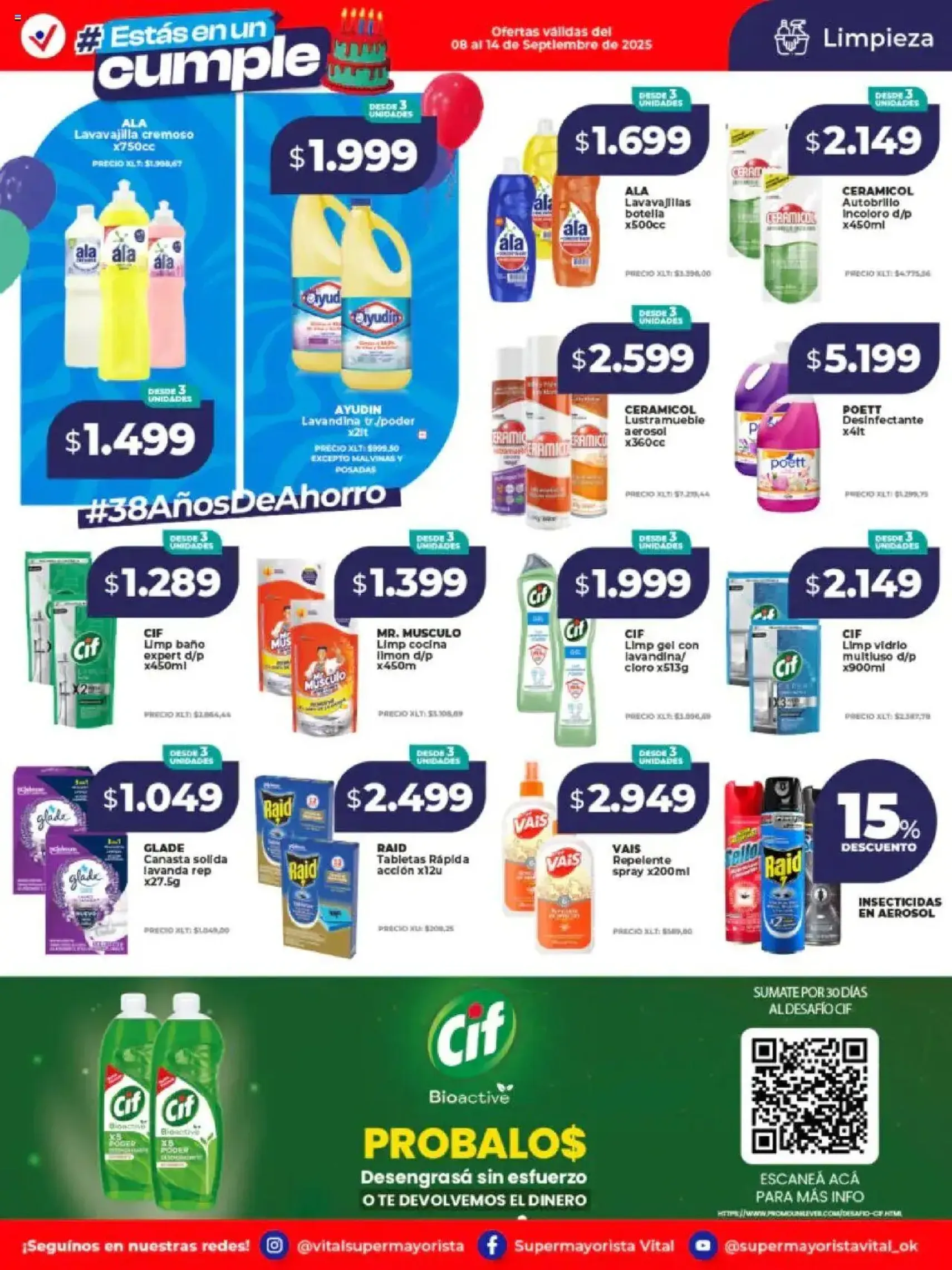 Vital ofertas - folleto válido desde 08/09/2025 página 8 de 21 Vital ofertas - folleto válido desde 08/09/2025 página 8 de 21