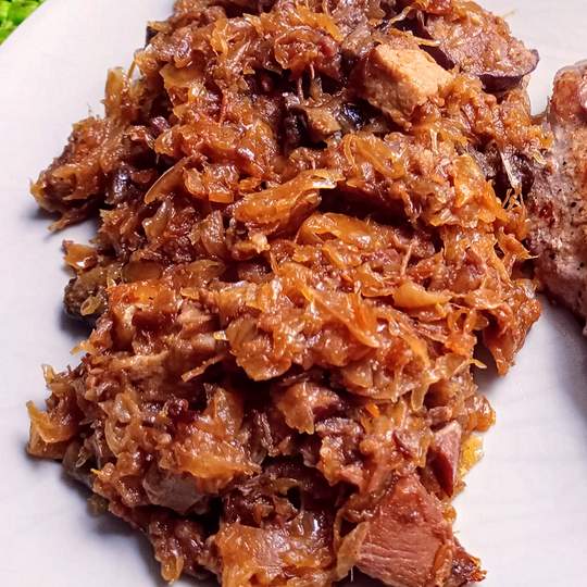 Podgląd przepisu Bigos z kapusty kiszonej