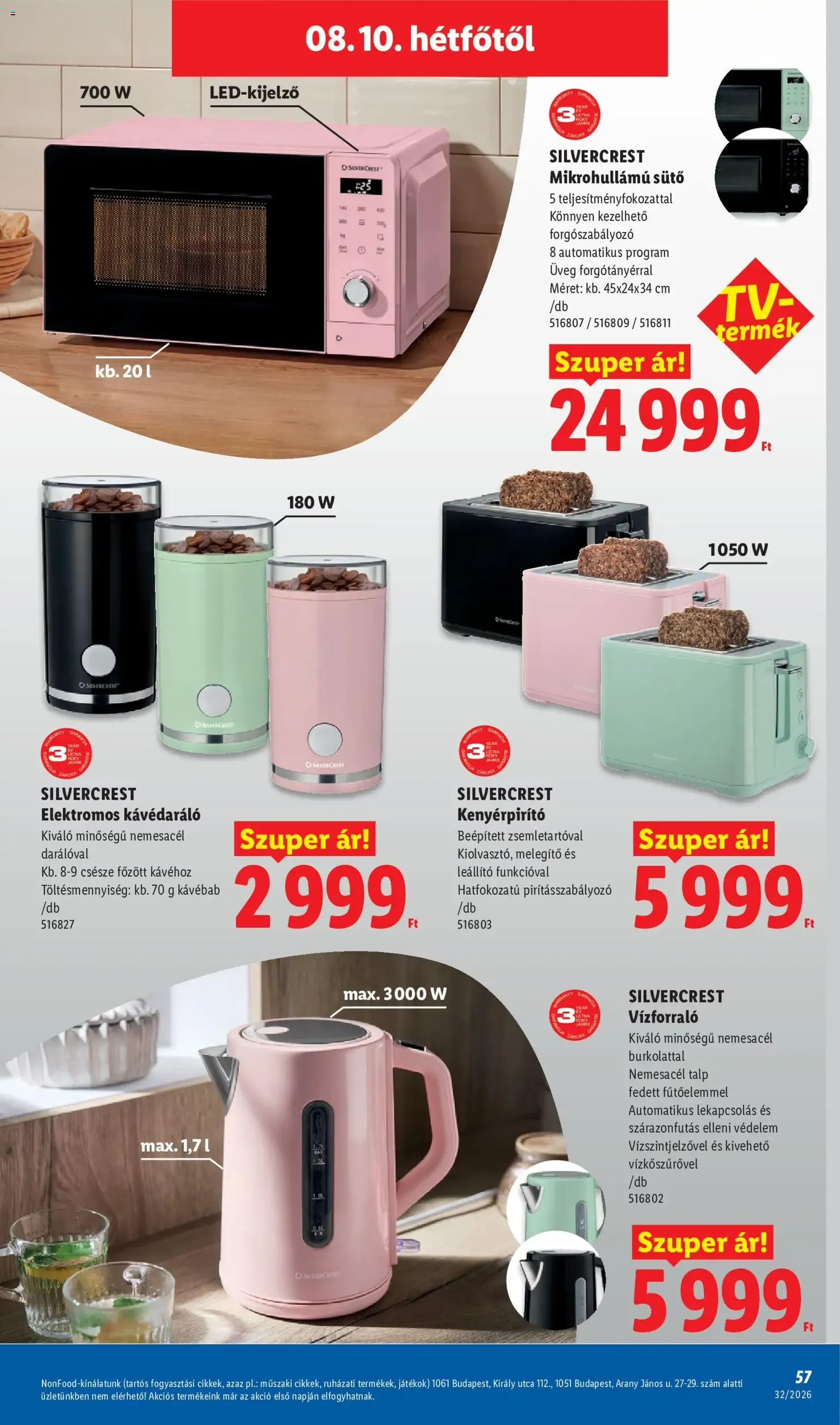 Lidl akciós újság - 2026.08.06. érvényes szórólap 57 oldal 80 oldalból