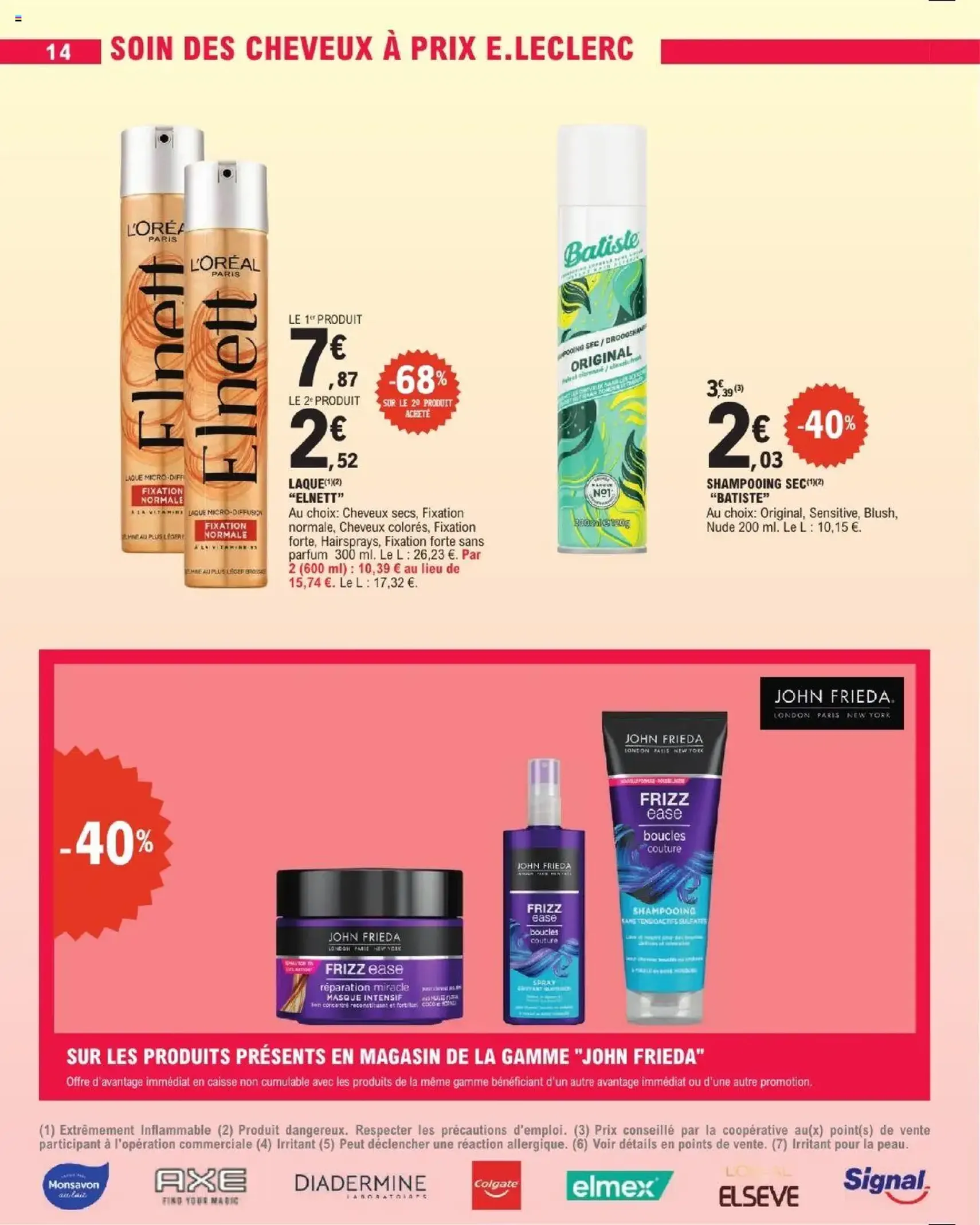E.Leclerc catalogue semaine 36 - brochure valable à partir du 02/09/2025, page 14 sur 24 E.Leclerc catalogue semaine 36 - brochure valable à partir du 02/09/2025, page 14 sur 24