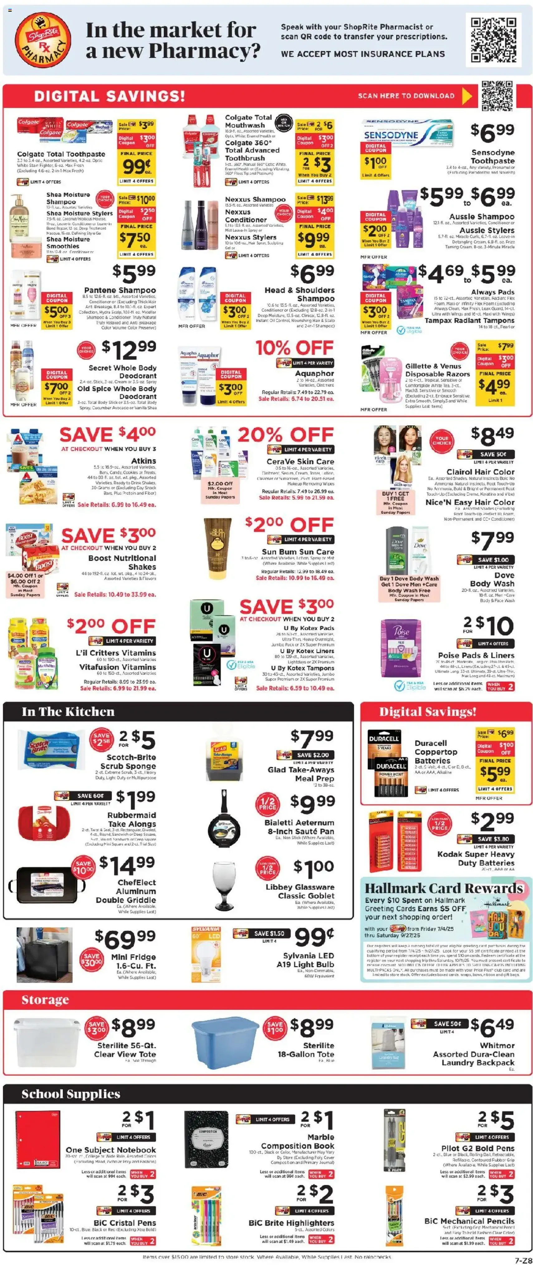 ShopRite Weekly Ad - valid flyer from 07/11/2025, page 8 of 9