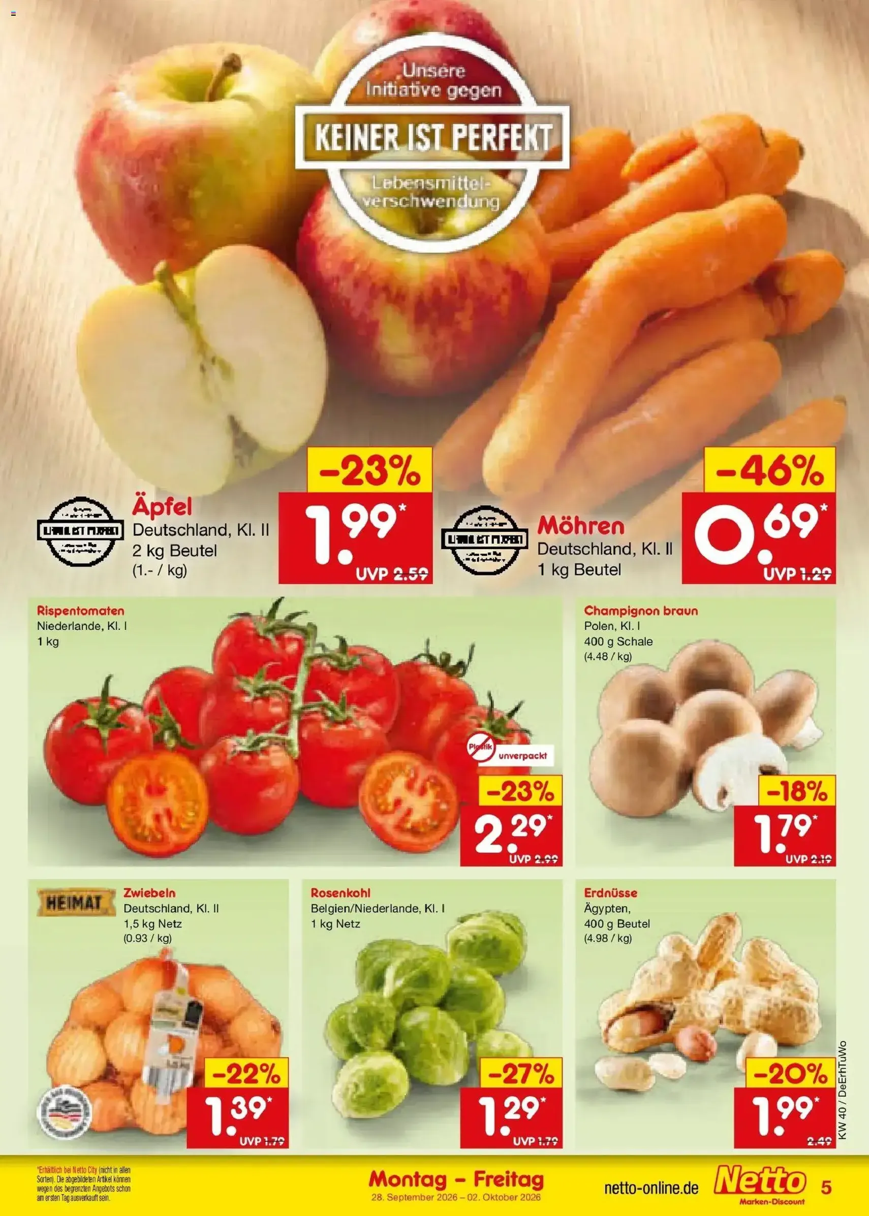 Netto Marken-Discount Prospekt - Gültiger Prospekt ab 28.09.2026, Seite 5 von insgesamt 72