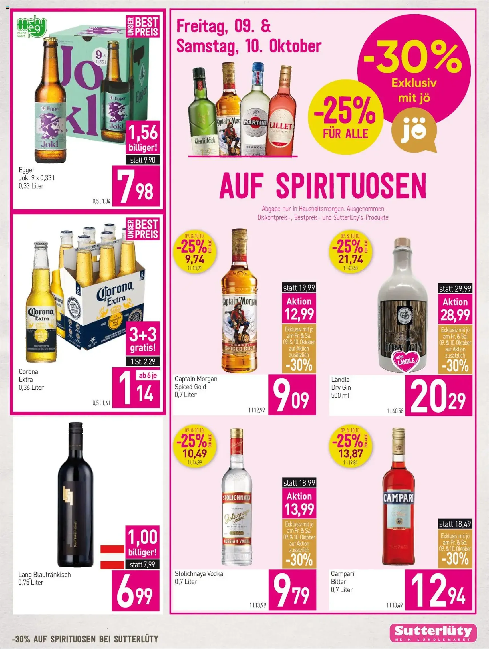 Sutterlüty Flugblatt - Gültiger Prospekt ab 08.10.2026, Seite 17 von insgesamt 24