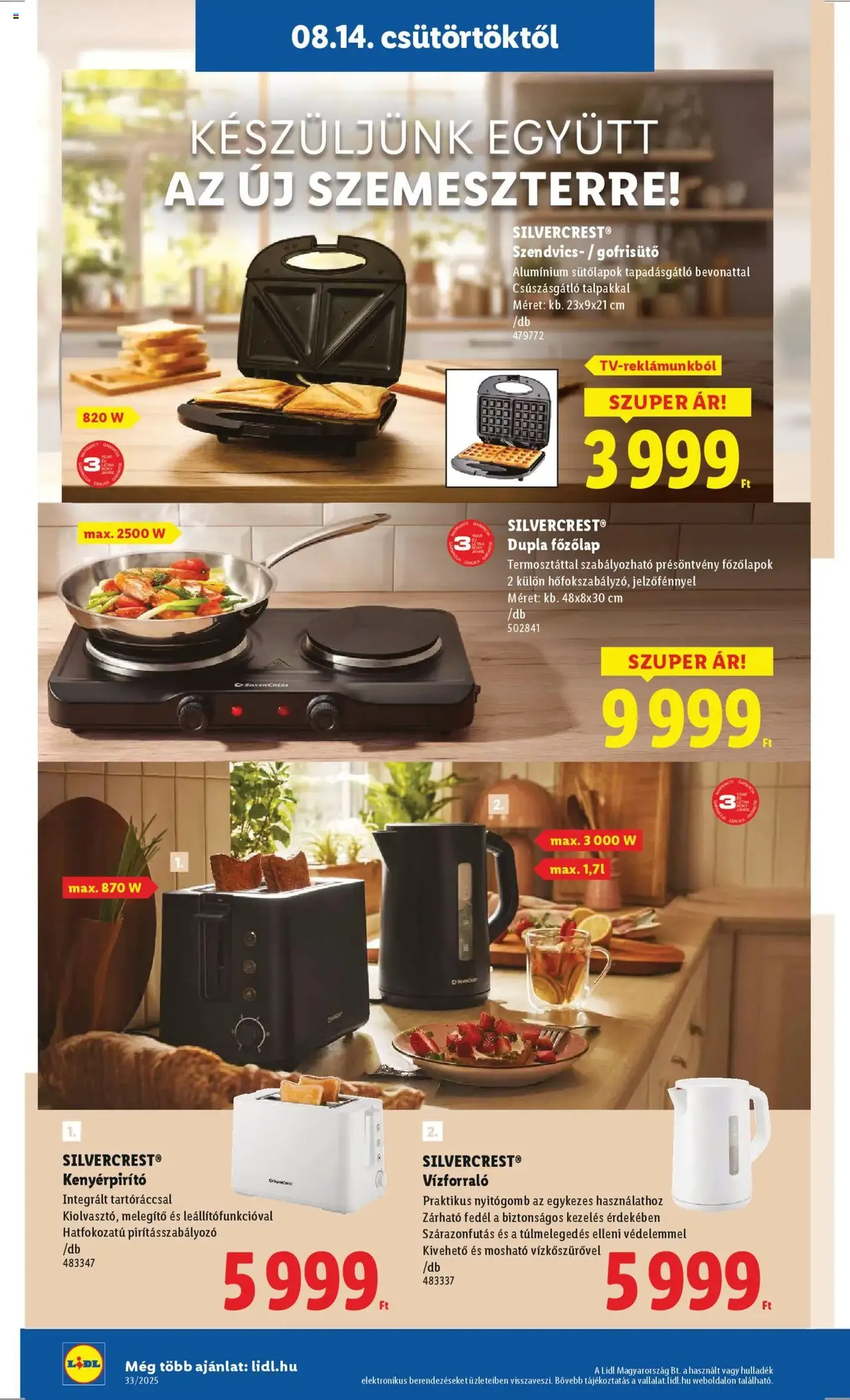 Lidl Akciós újság - 2025.08.14. érvényes szórólap 28 oldal 64 oldalból