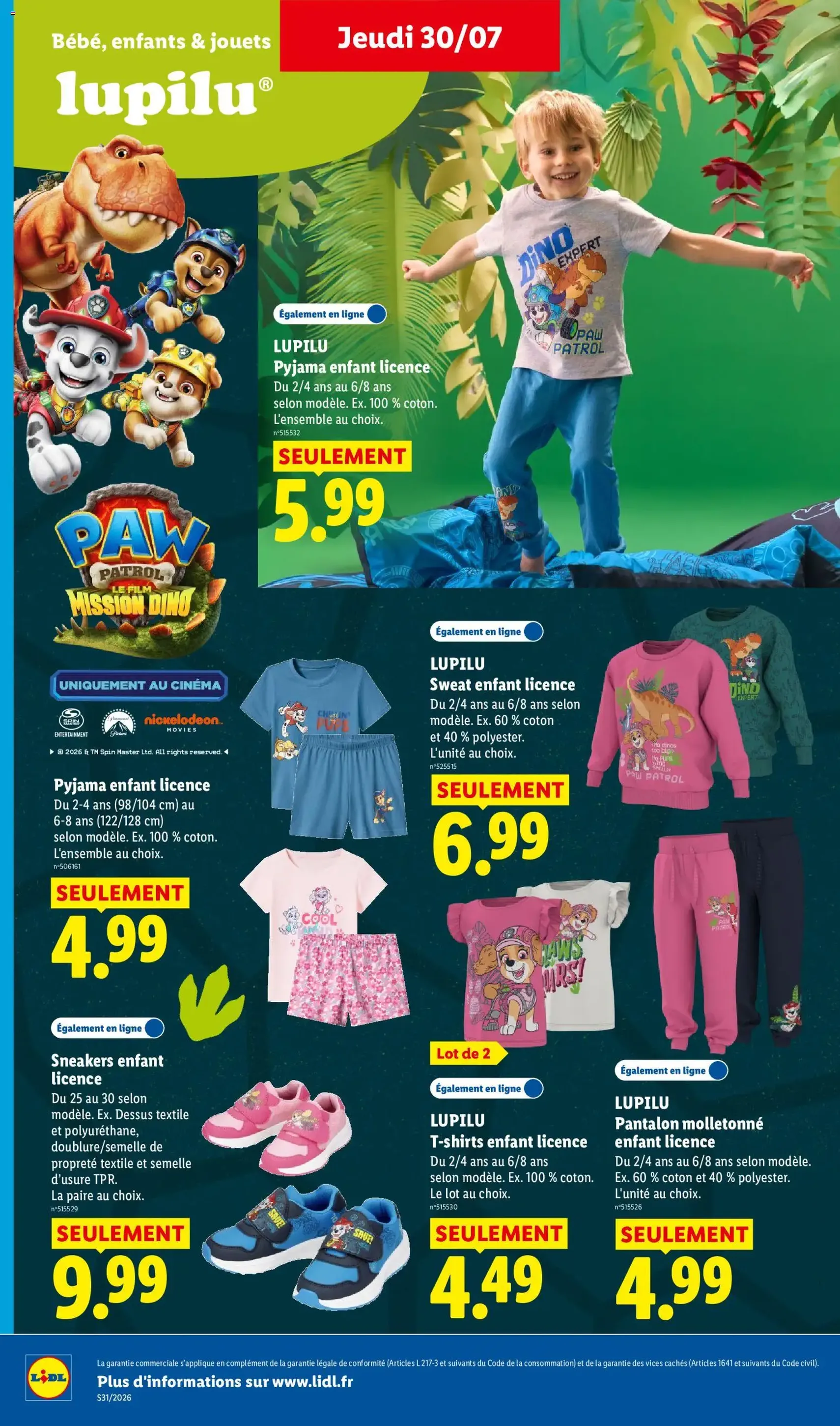 LIDL catalogue - brochure valable à partir du 30/07/2026, page 30 sur 59