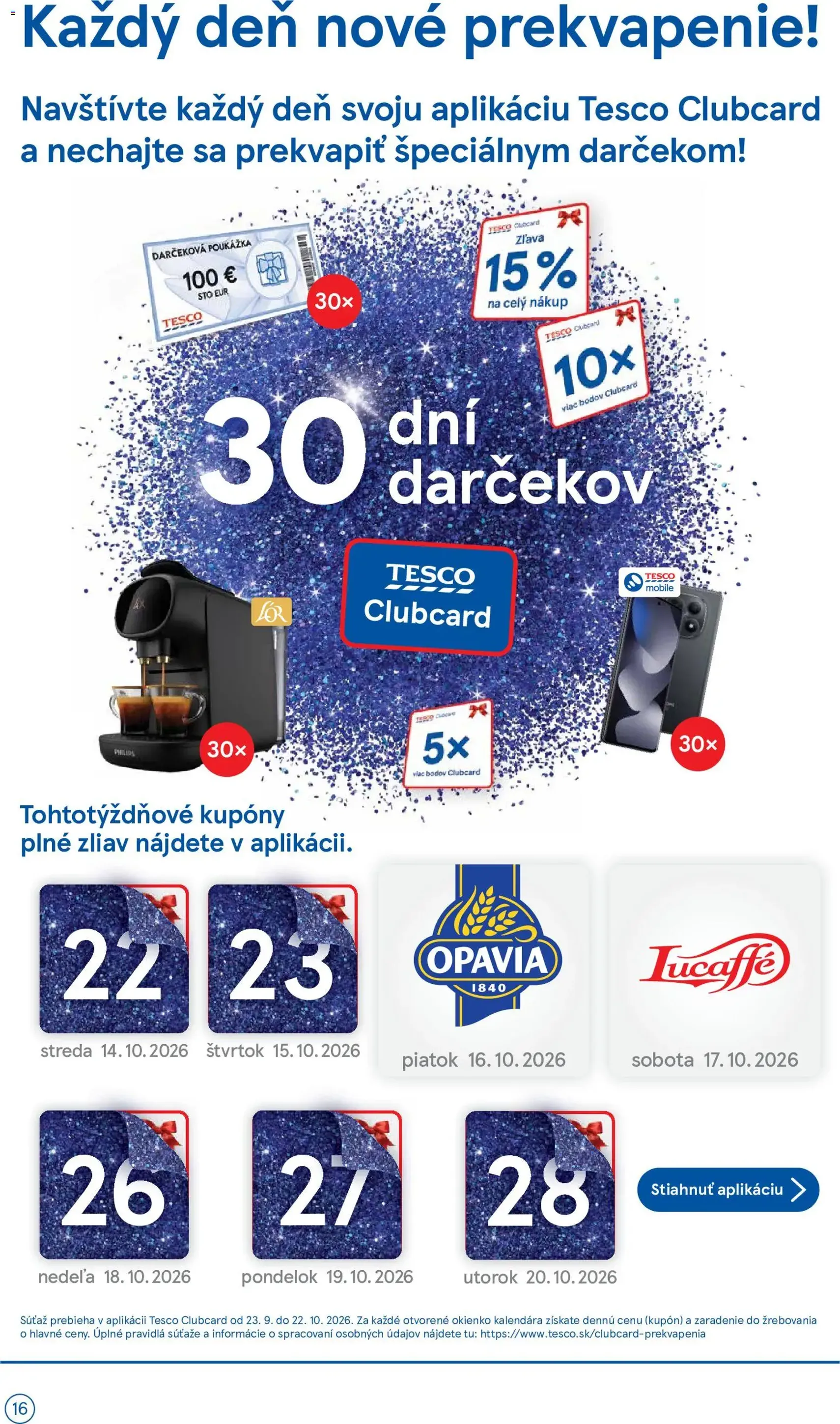 Tesco Hypermarket - leták - platný leták od 14.10.2026 strana 16 z 45