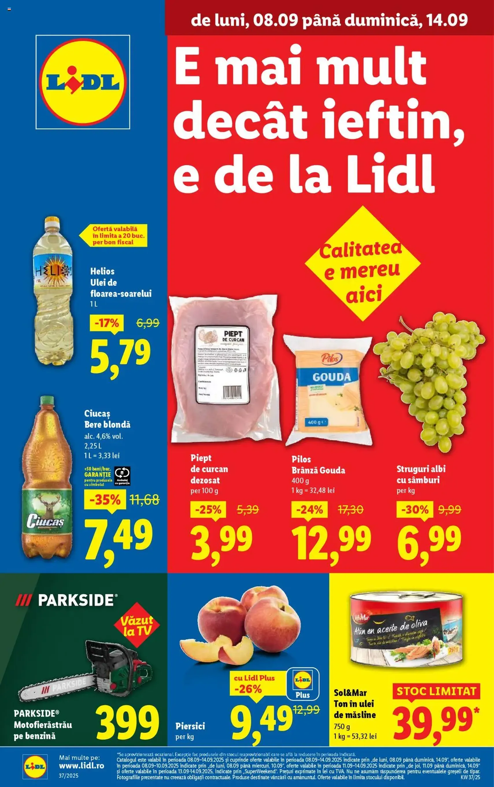 Catalog Lidl - cataloage valabile începând cu 08.09.2025 pagina 1 din 68 Catalog Lidl - cataloage valabile începând cu 08.09.2025 pagina 1 din 68