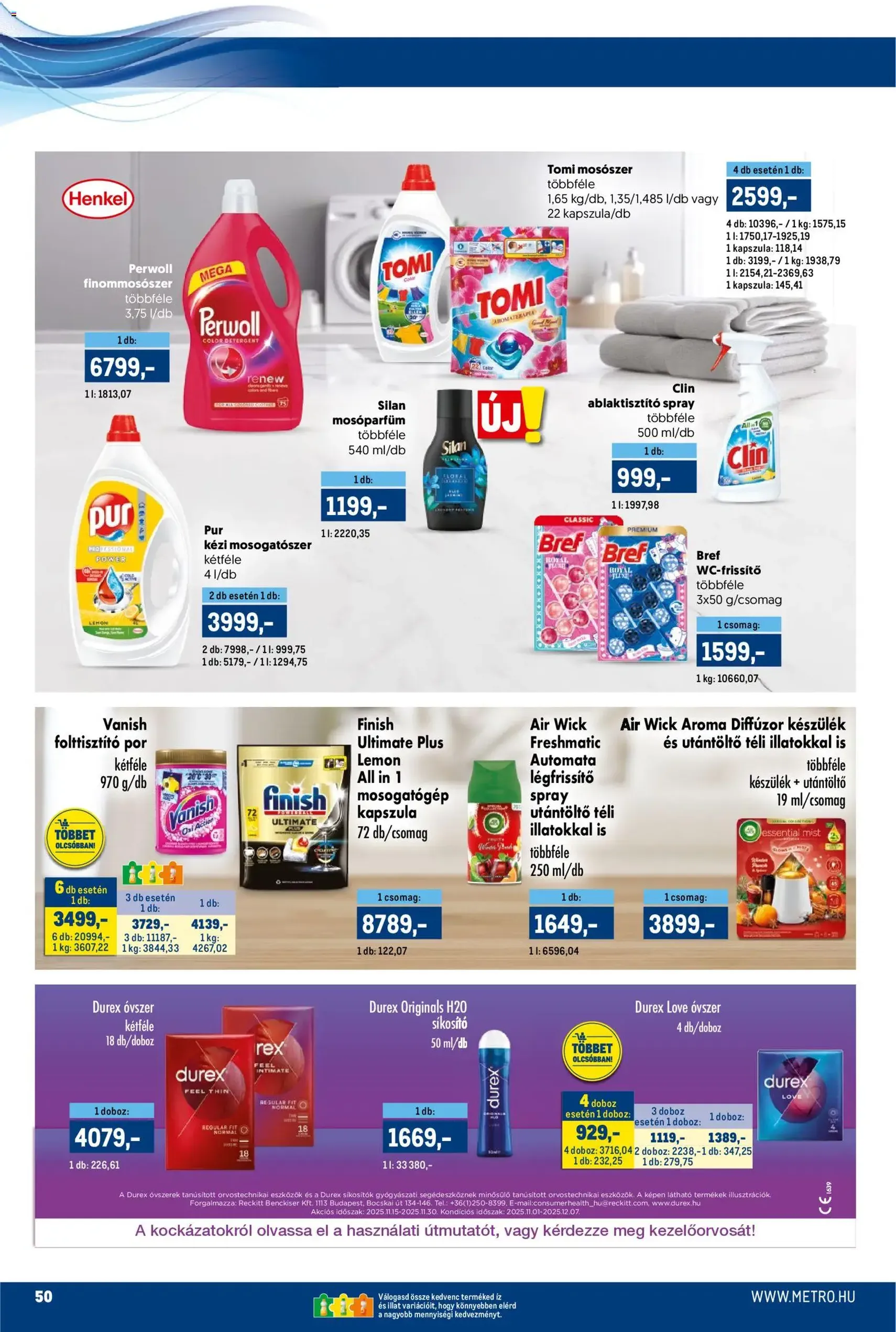 Metro Akciós újság - 2025.11.15. érvényes szórólap 50 oldal 55 oldalból