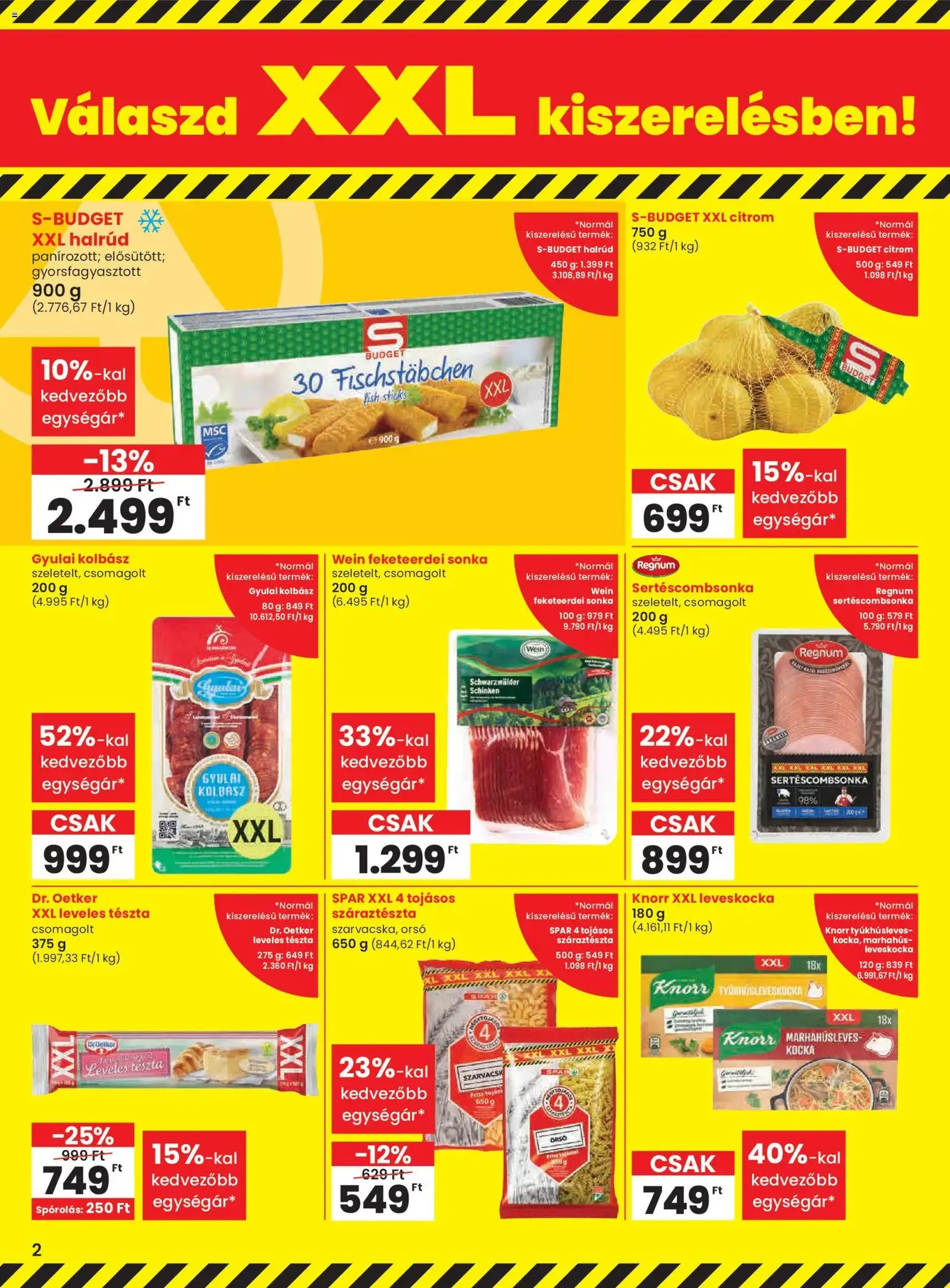 Spar Black Friday - 2025.11.13. érvényes szórólap 2 oldal 20 oldalból