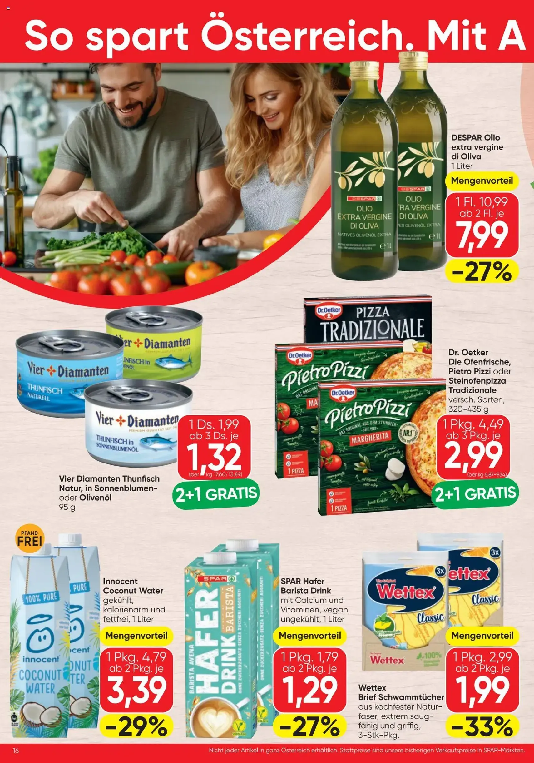 Spar - Flugblatt - Gültiger Prospekt ab 13.08.2026, Seite 16 von insgesamt 20
