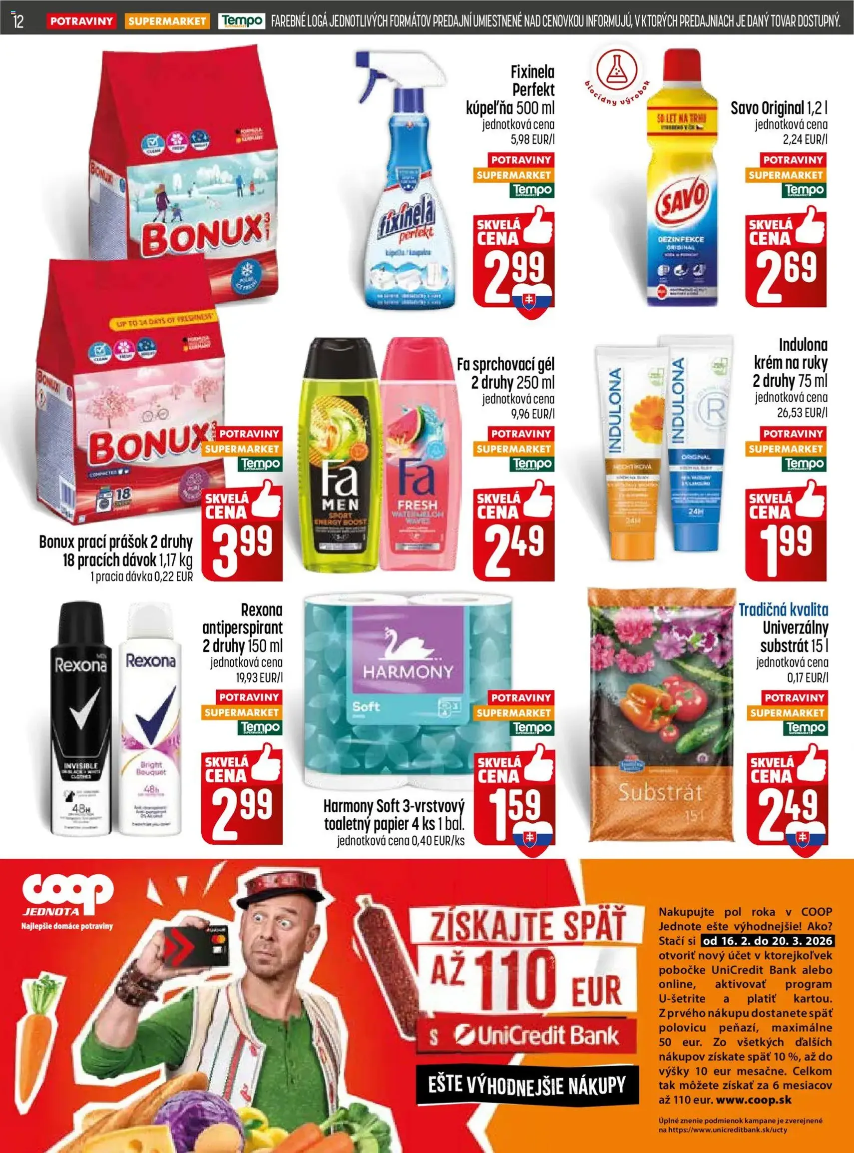COOP Jednota leták - platný leták od 26.02.2026 strana 12 z 28