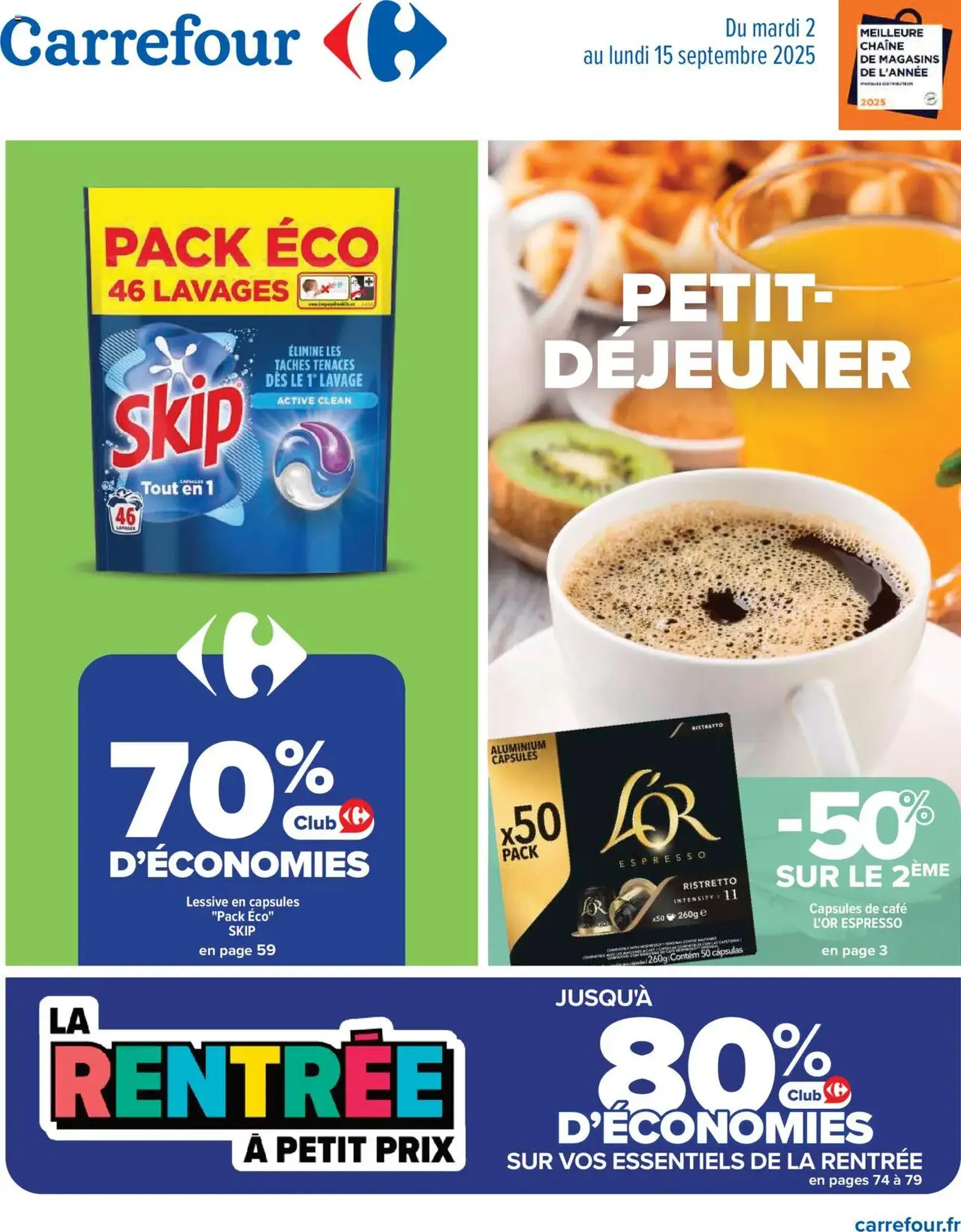 Carrefour catalogue semaine 36 - brochure valable à partir du 02/09/2025, page 1 sur 86 Carrefour catalogue semaine 36 - brochure valable à partir du 02/09/2025, page 1 sur 86