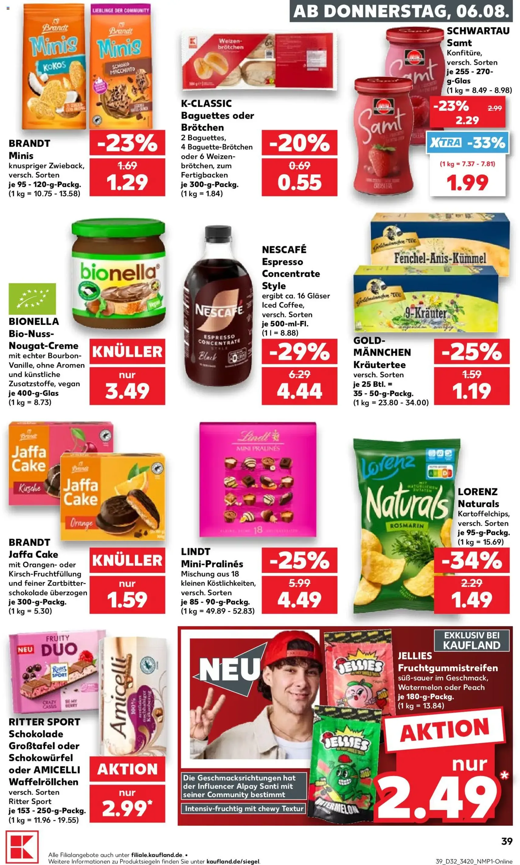 Kaufland Prospekt - Gültiger Prospekt ab 06.08.2026, Seite 39 von insgesamt 58