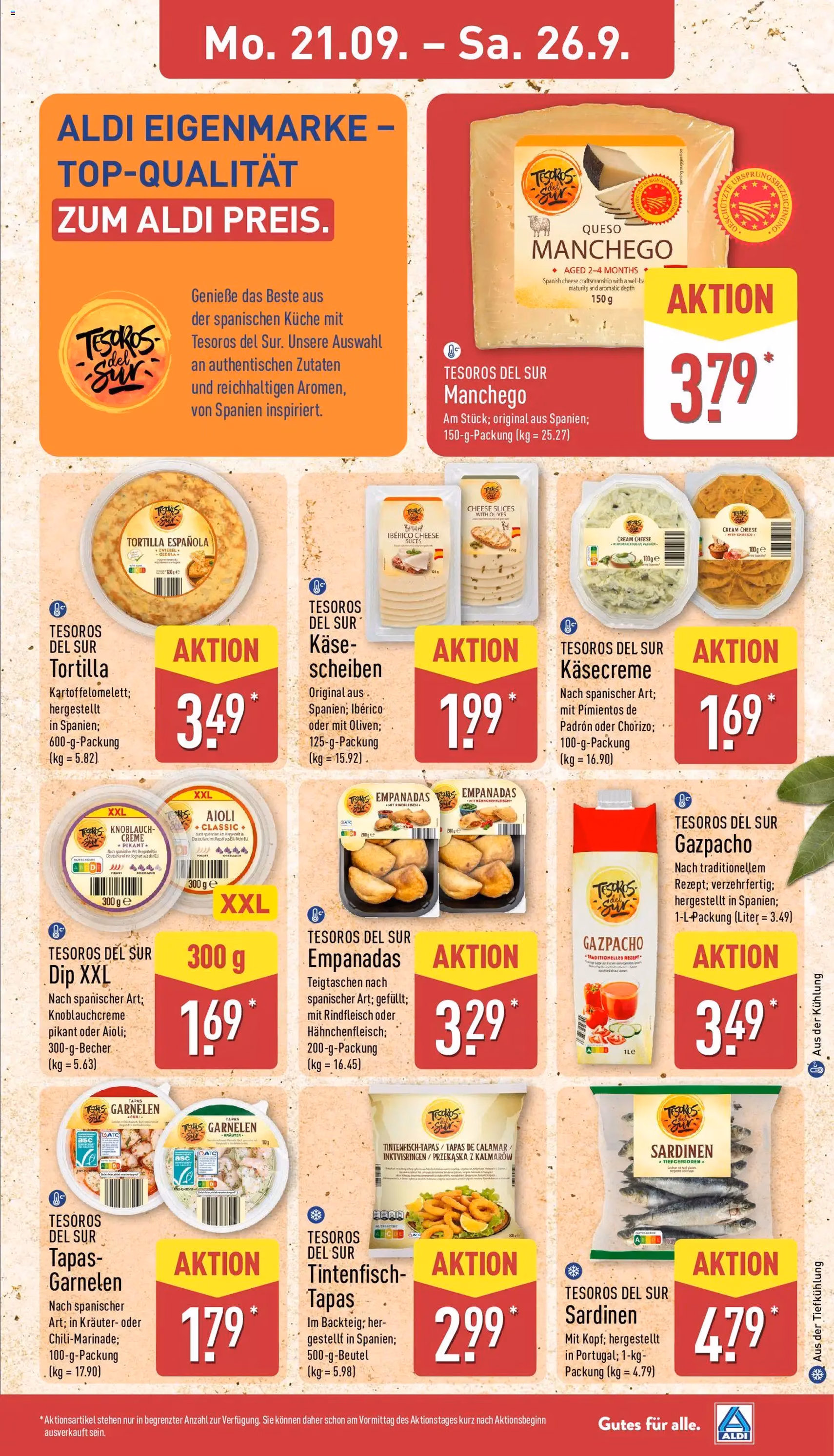 Aldi Prospekt - Gültiger Prospekt ab 21.09.2026, Seite 9 von insgesamt 41