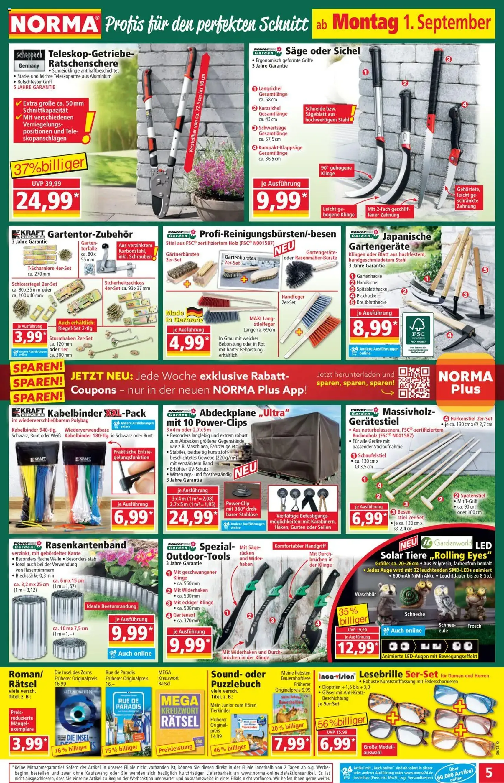 Norma Prospekt - Gültiger Prospekt ab 01.09.2025, Seite 5 von insgesamt 18 Norma Prospekt - Gültiger Prospekt ab 01.09.2025, Seite 5 von insgesamt 18