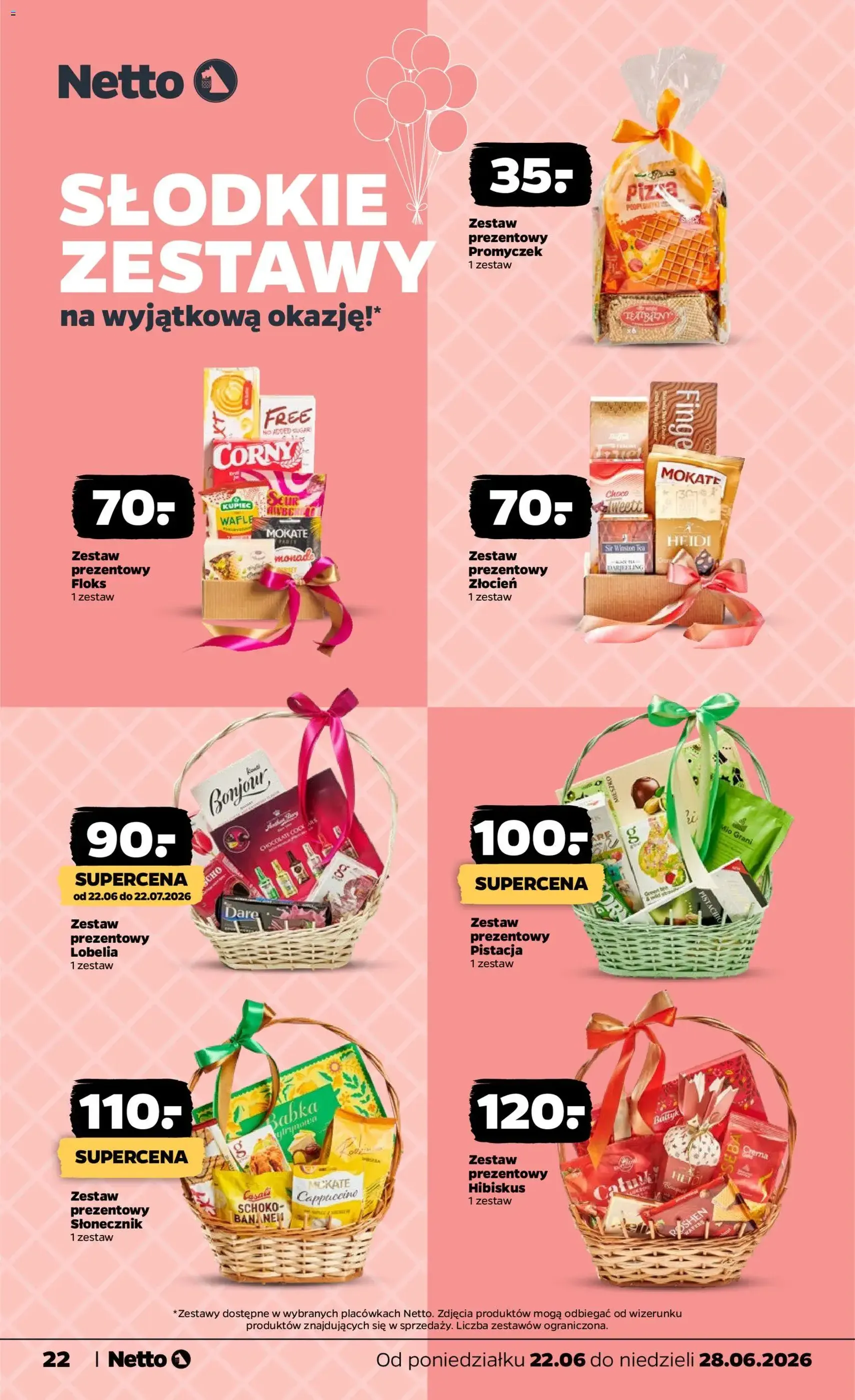 Netto gazetka od poniedziałku spożywcza - ważny gazetka od 22.06.2026 strona 22 z 35