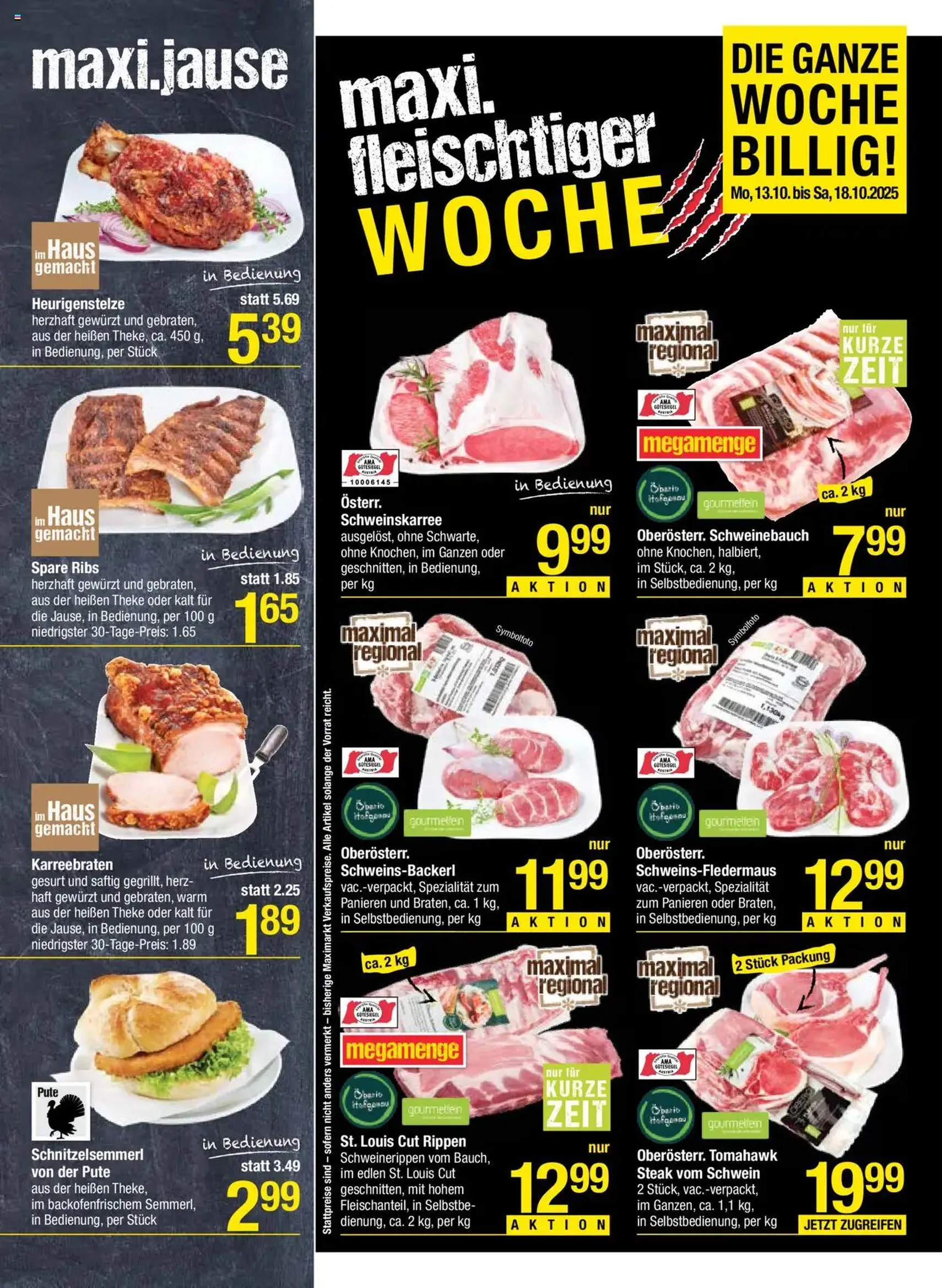 Maximarkt Flugblatt - Gültiger Prospekt ab 13.10.2025, Seite 2 von insgesamt 28 Maximarkt Flugblatt - Gültiger Prospekt ab 13.10.2025, Seite 2 von insgesamt 28