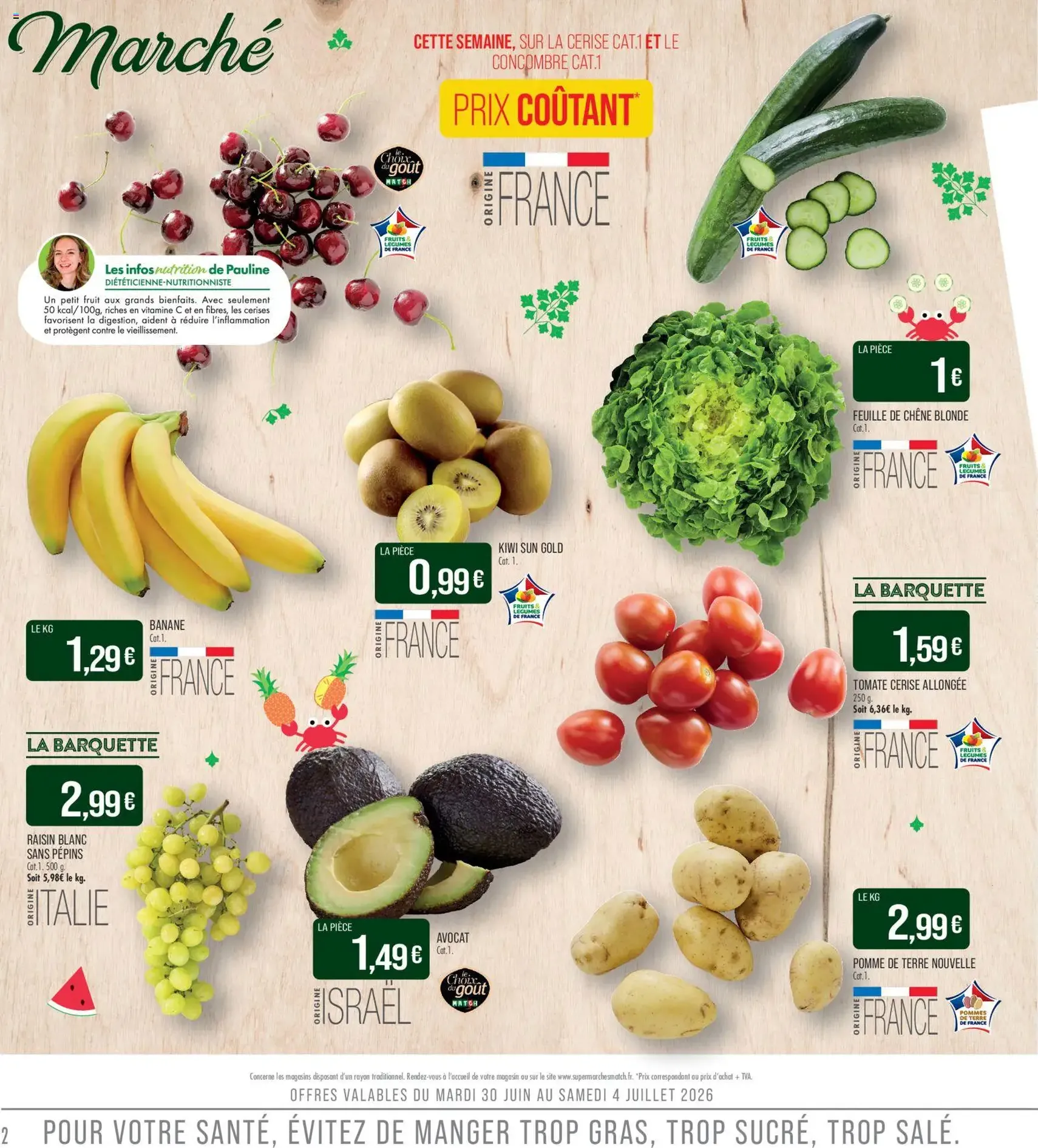 Match Supermarché catalogue - brochure valable à partir du 30/06/2026, page 2 sur 24