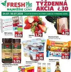 Fresh Leták - náhľad letáku platný od 24.07.2025