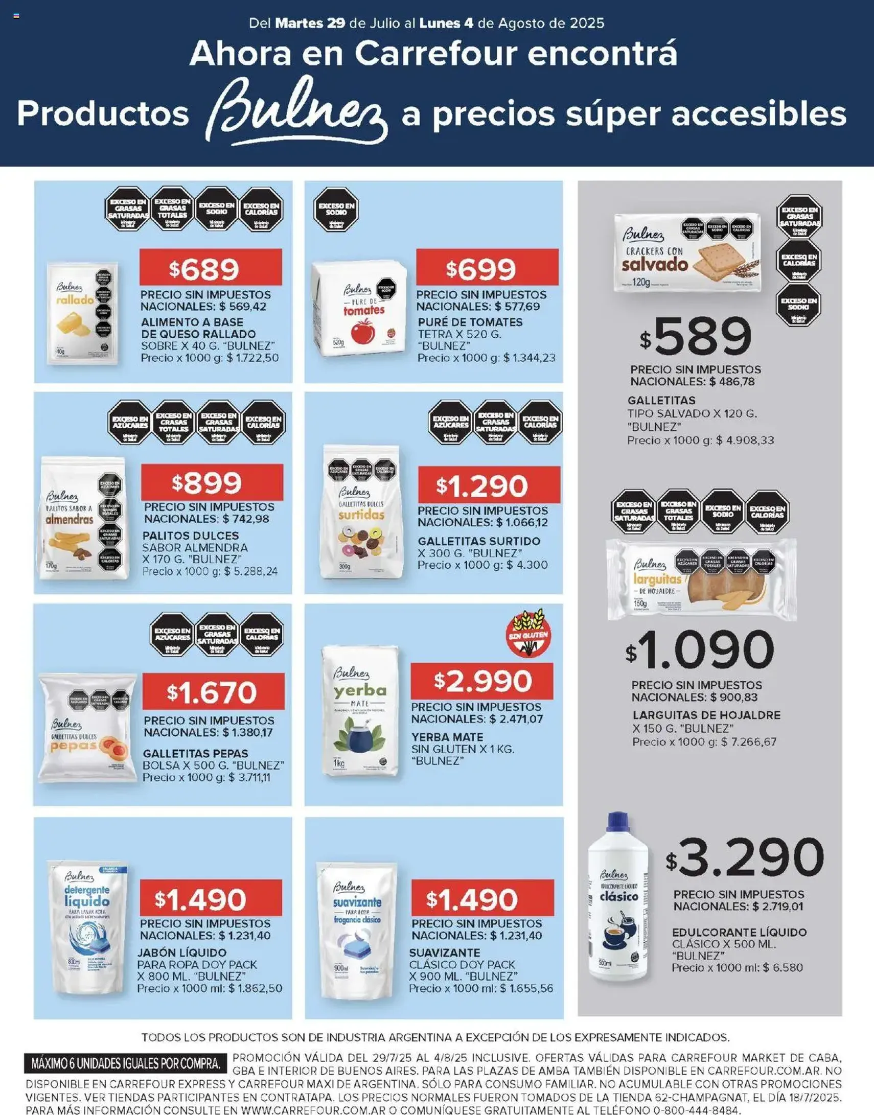 Carrefour Market catálogo - folleto válido desde 29/07/2025 página 12 de 18 Carrefour Market catálogo - folleto válido desde 29/07/2025 página 12 de 18