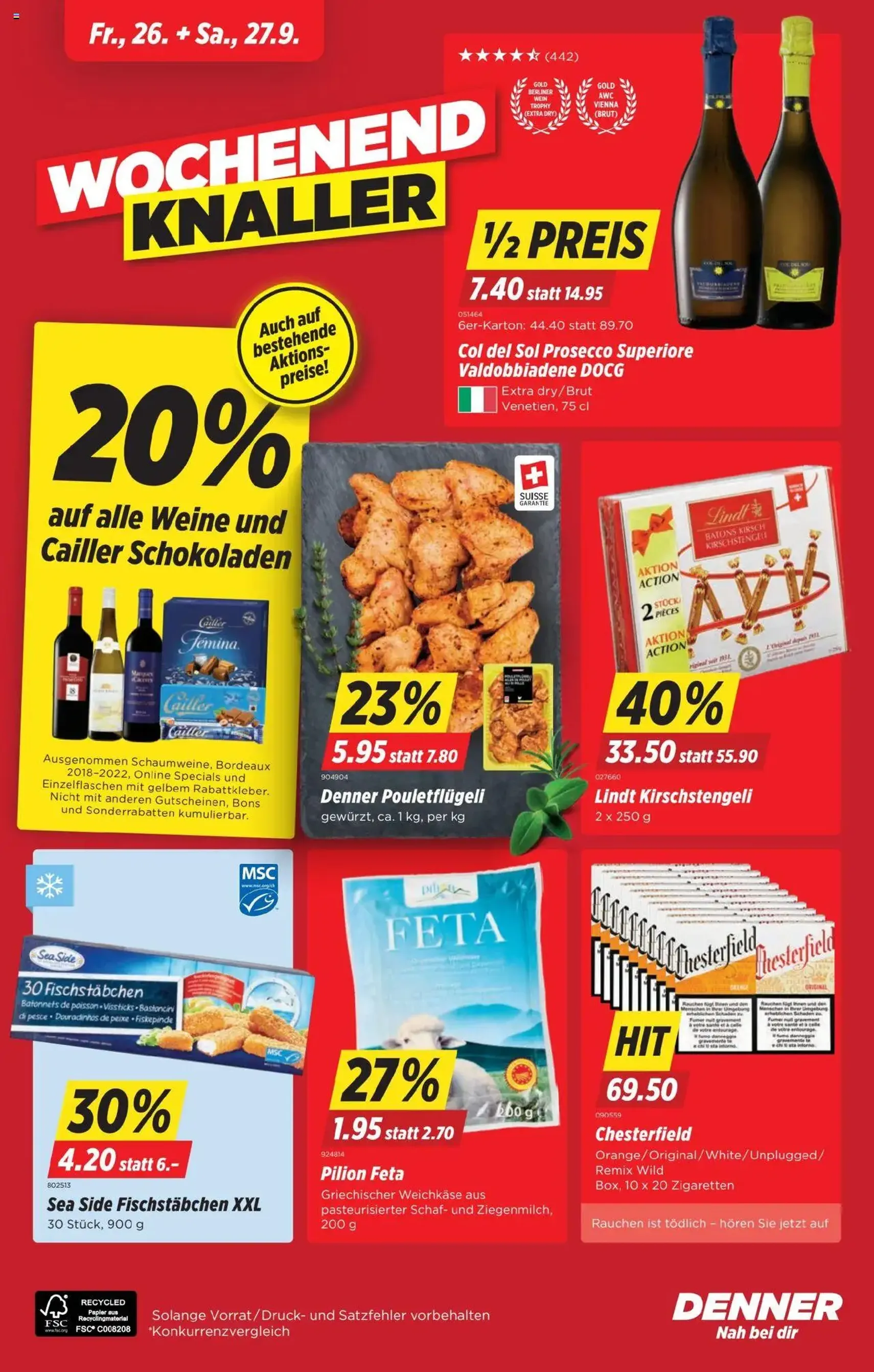 Denner Aktionen - Gültiger Prospekt ab 23.09.2025, Seite 24 von insgesamt 24