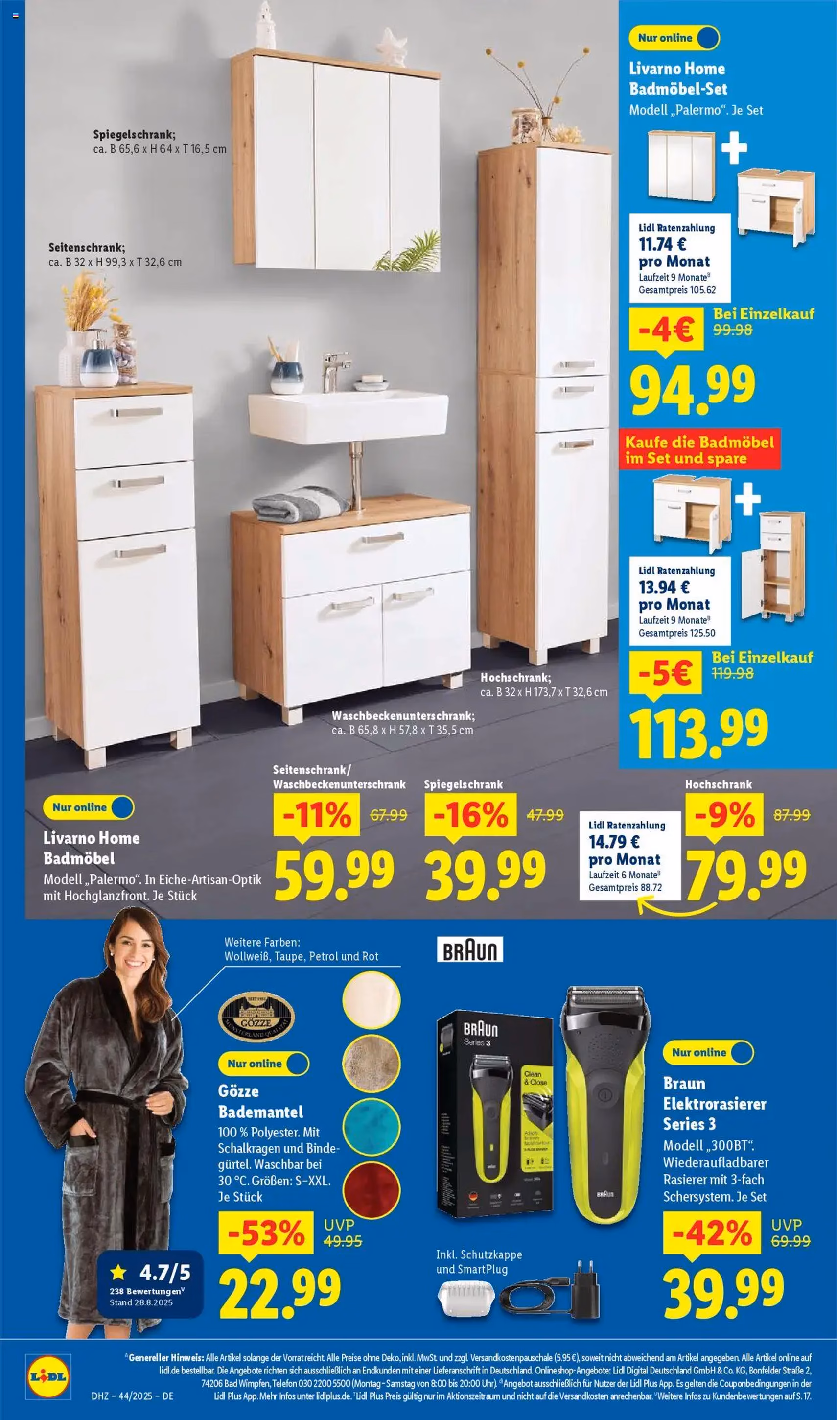 Lidl - Prospekt - Gültiger Prospekt ab 27.10.2025, Seite 6 von insgesamt 67 Lidl - Prospekt - Gültiger Prospekt ab 27.10.2025, Seite 6 von insgesamt 67