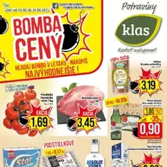 Klas leták - náhľad letáku platný od 18.08.2025