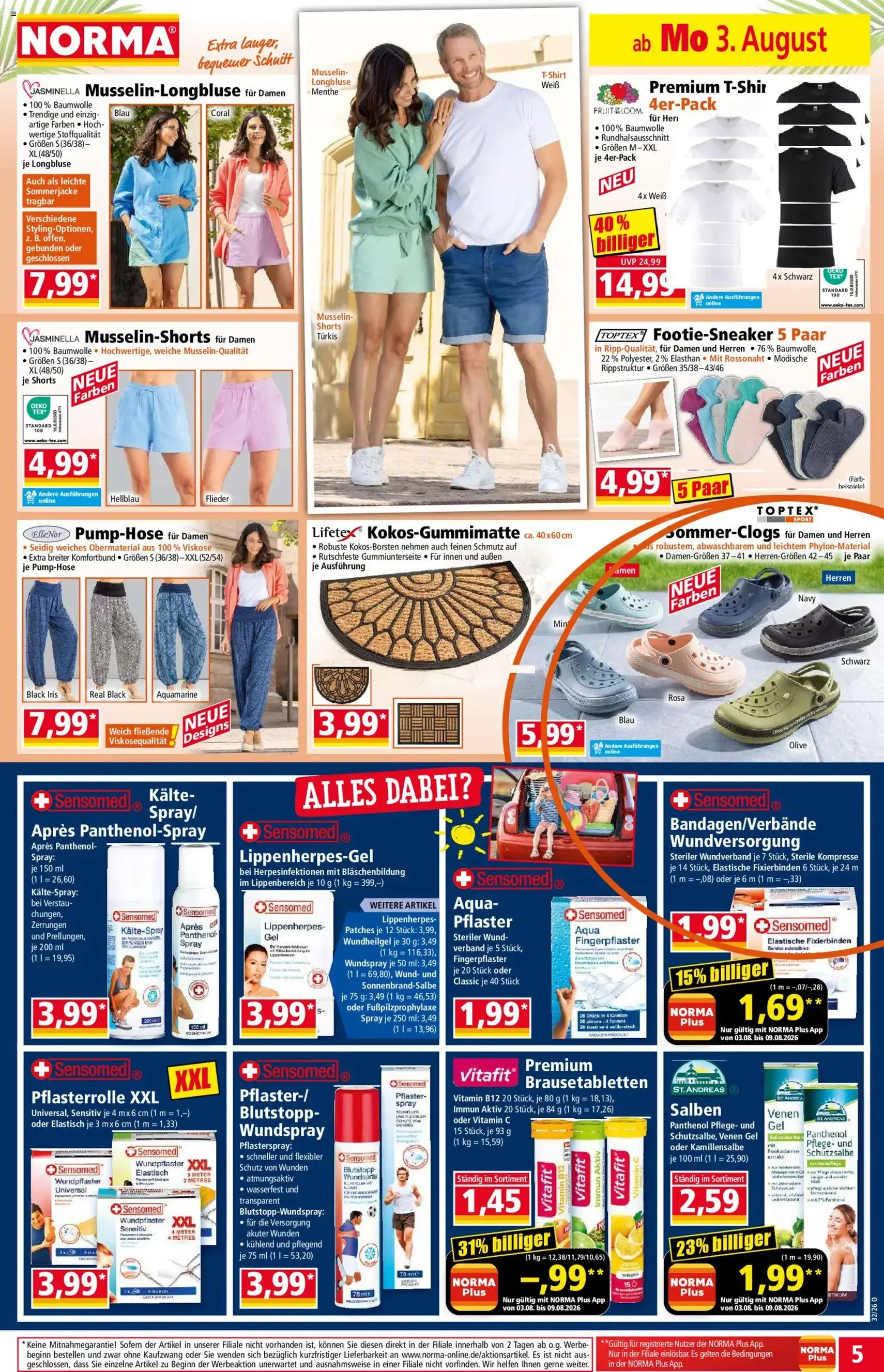 Norma Prospekt - Gültiger Prospekt ab 03.08.2026, Seite 5 von insgesamt 28