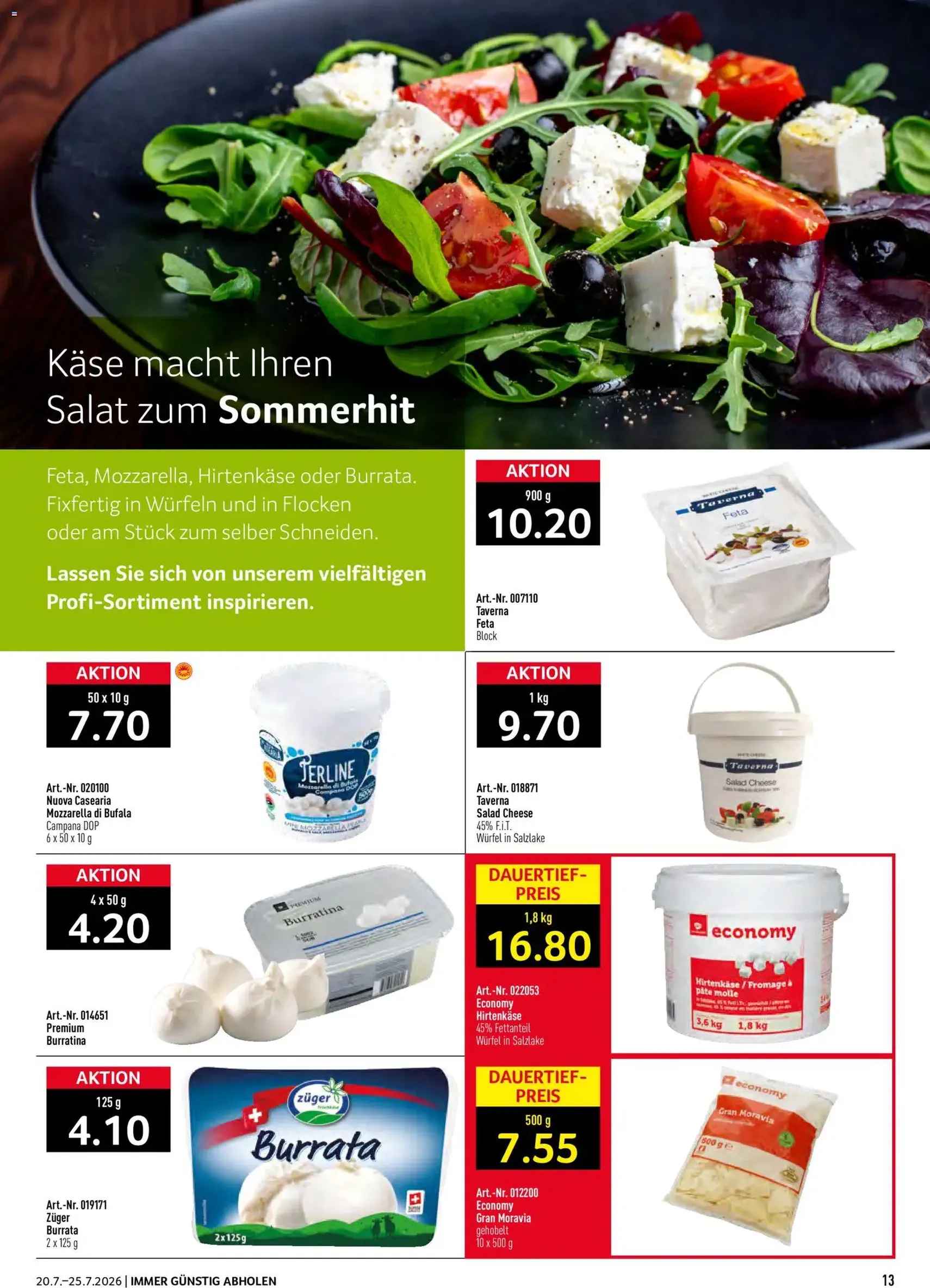 Prodega aktionen - Gültiger Prospekt ab 20.07.2026, Seite 13 von insgesamt 40