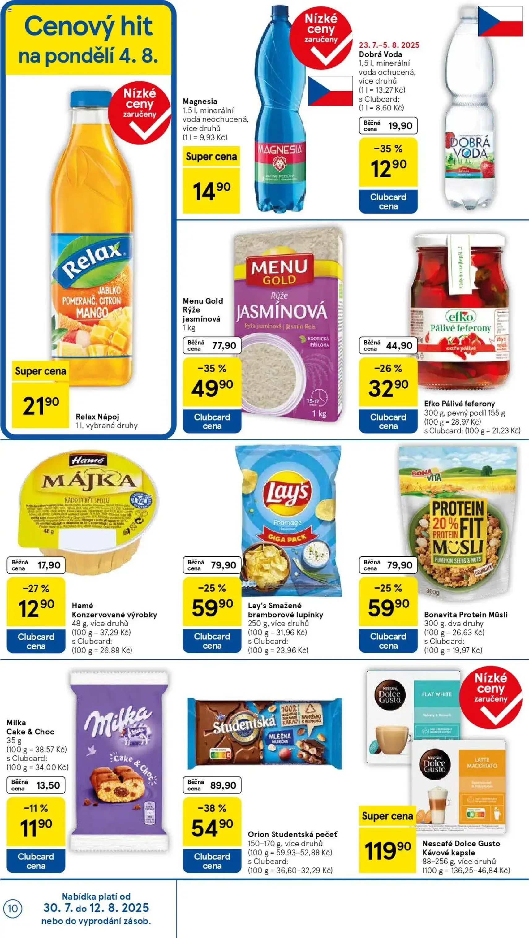 Tesco leták - Hypermarket - platný leták od 30.07.2025 strana 10 z 28 Tesco leták - Hypermarket - platný leták od 30.07.2025 strana 10 z 28