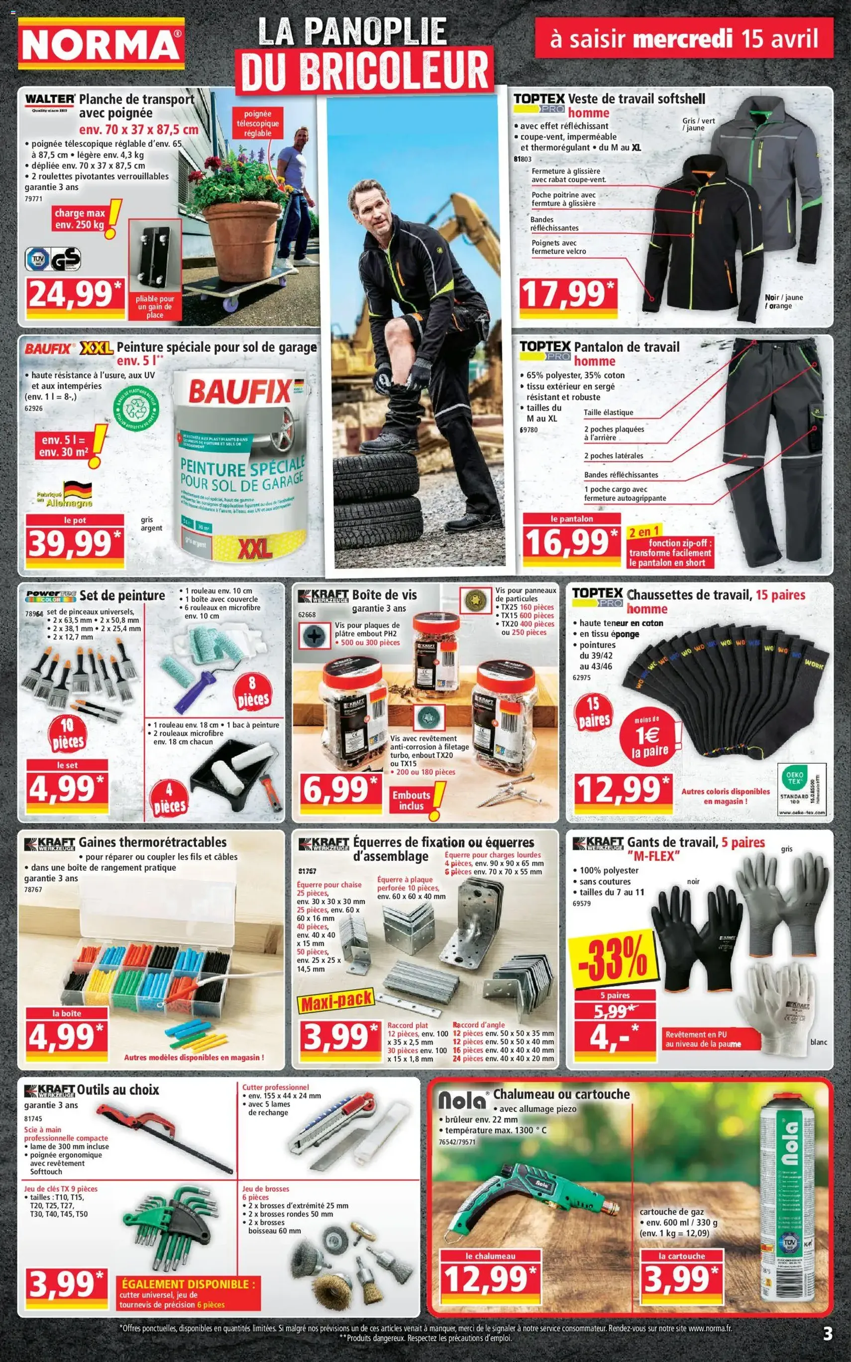 Norma catalogue - brochure valable à partir du 15/04/2026, page 3 sur 14