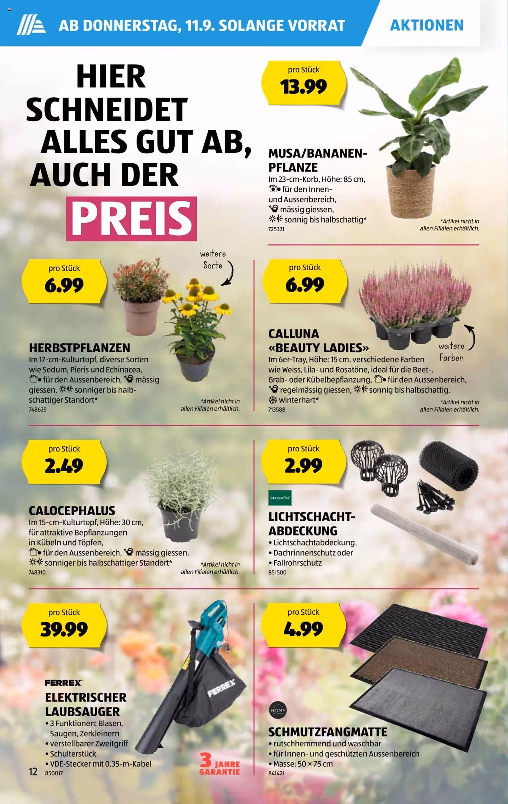 Aldi Aktionen - Gültiger Prospekt ab 11.09.2025, Seite 13 von insgesamt 32 Aldi Aktionen - Gültiger Prospekt ab 11.09.2025, Seite 13 von insgesamt 32