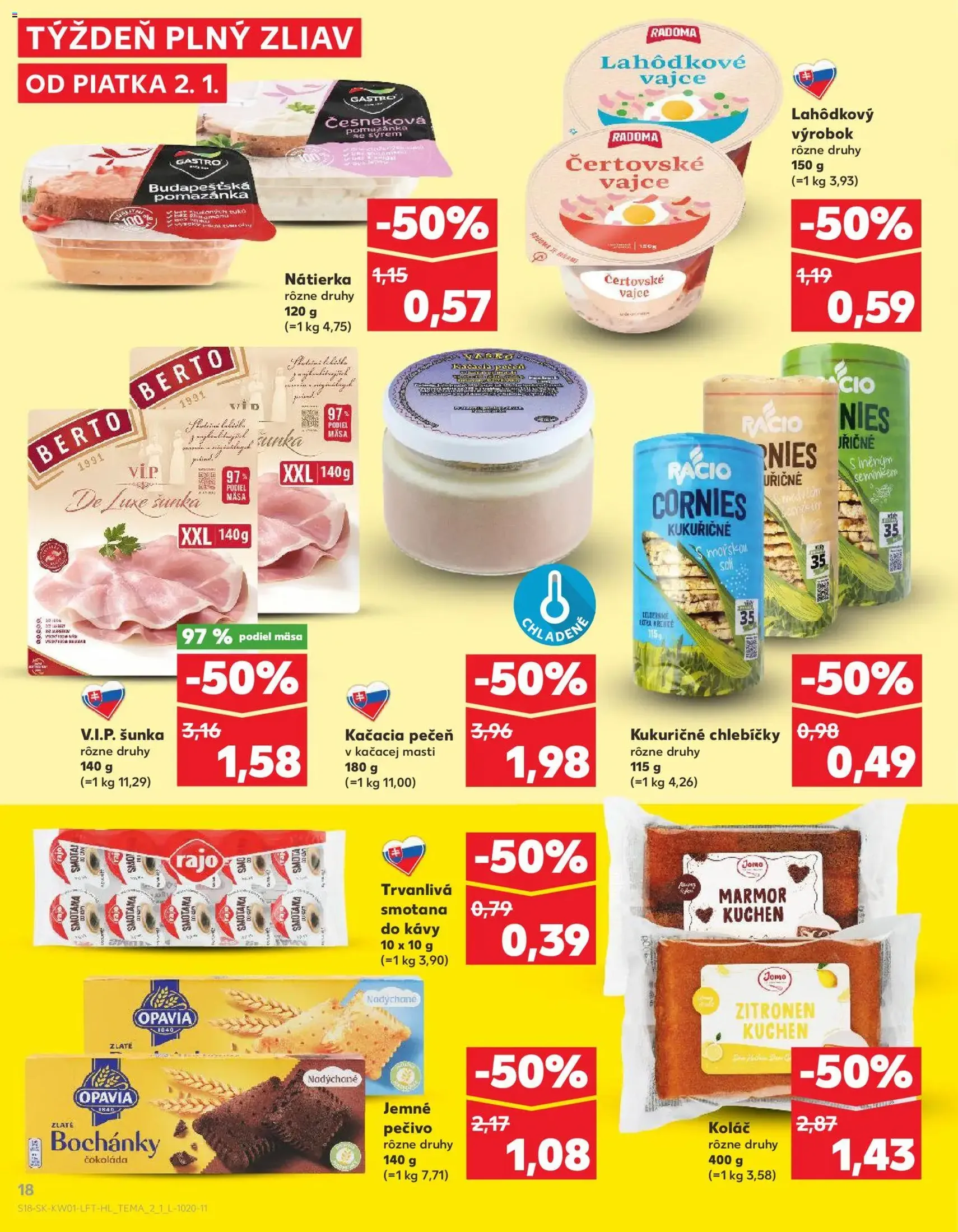 Kaufland SK Akciós újság - 2026.01.02. érvényes szórólap 18 oldal 72 oldalból