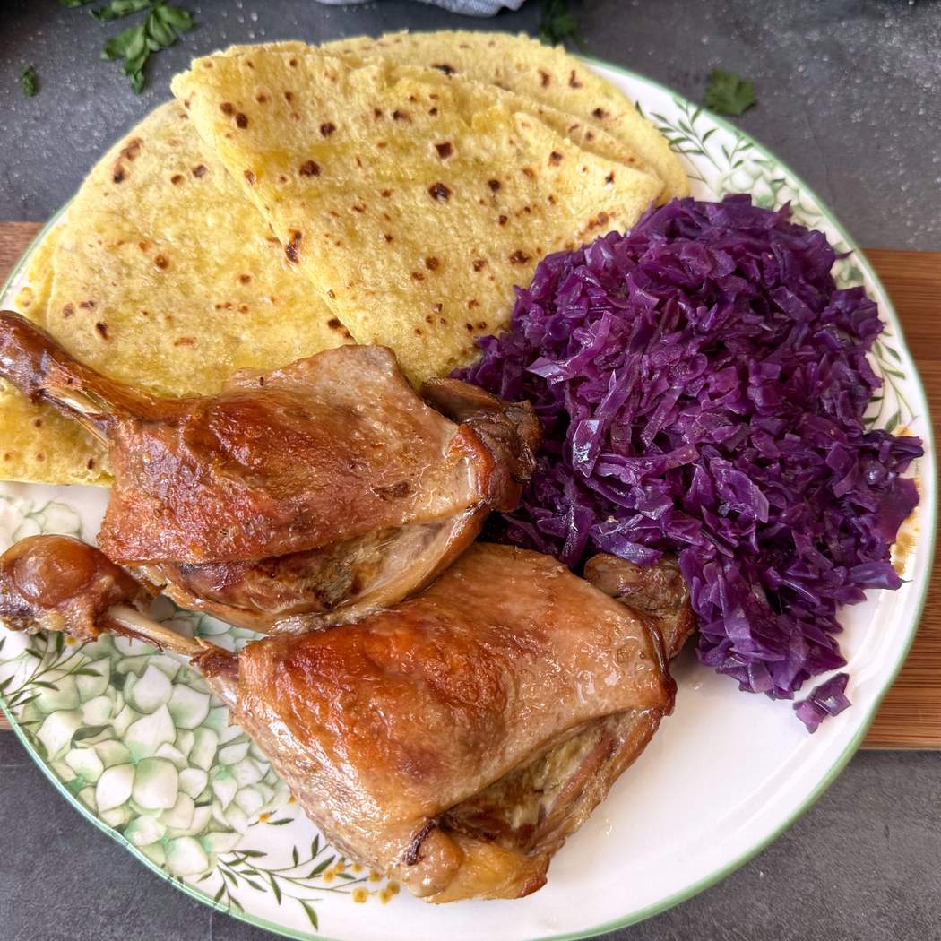 Pečené kačacie stehná