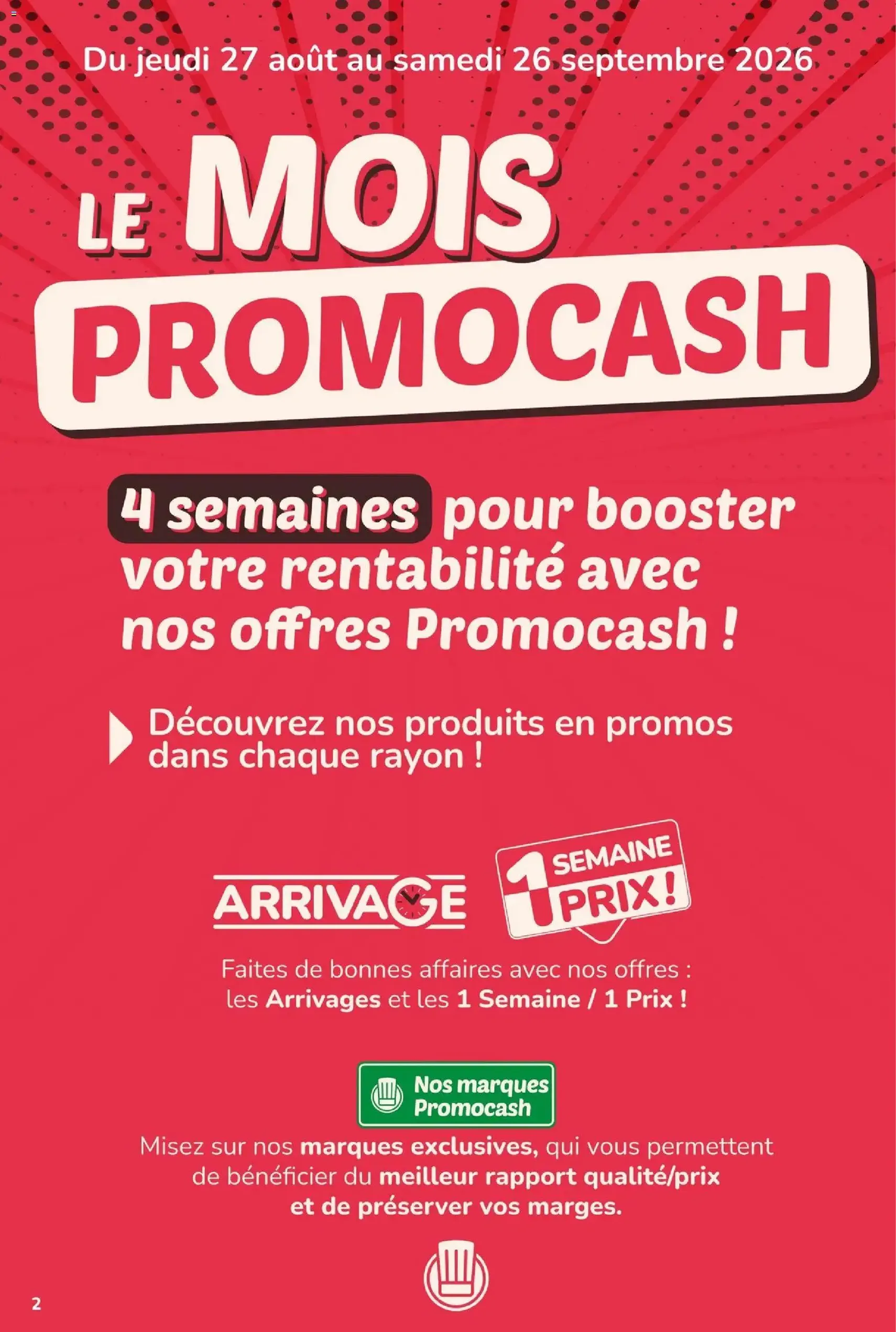 Promocash catalogue - brochure valable à partir du 27/08/2026, page 2 sur 44