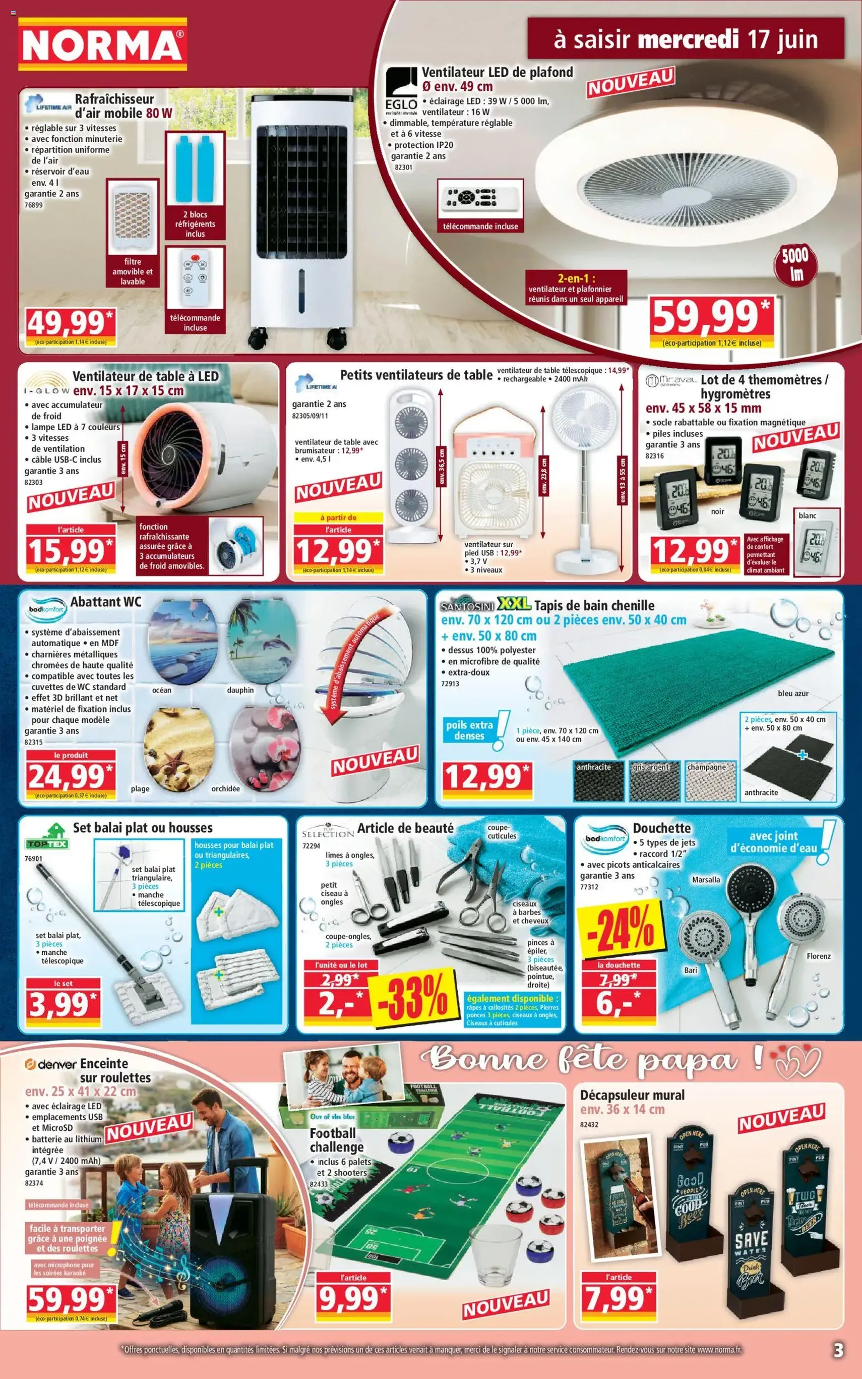 Norma catalogue - brochure valable à partir du 17/06/2026, page 3 sur 12