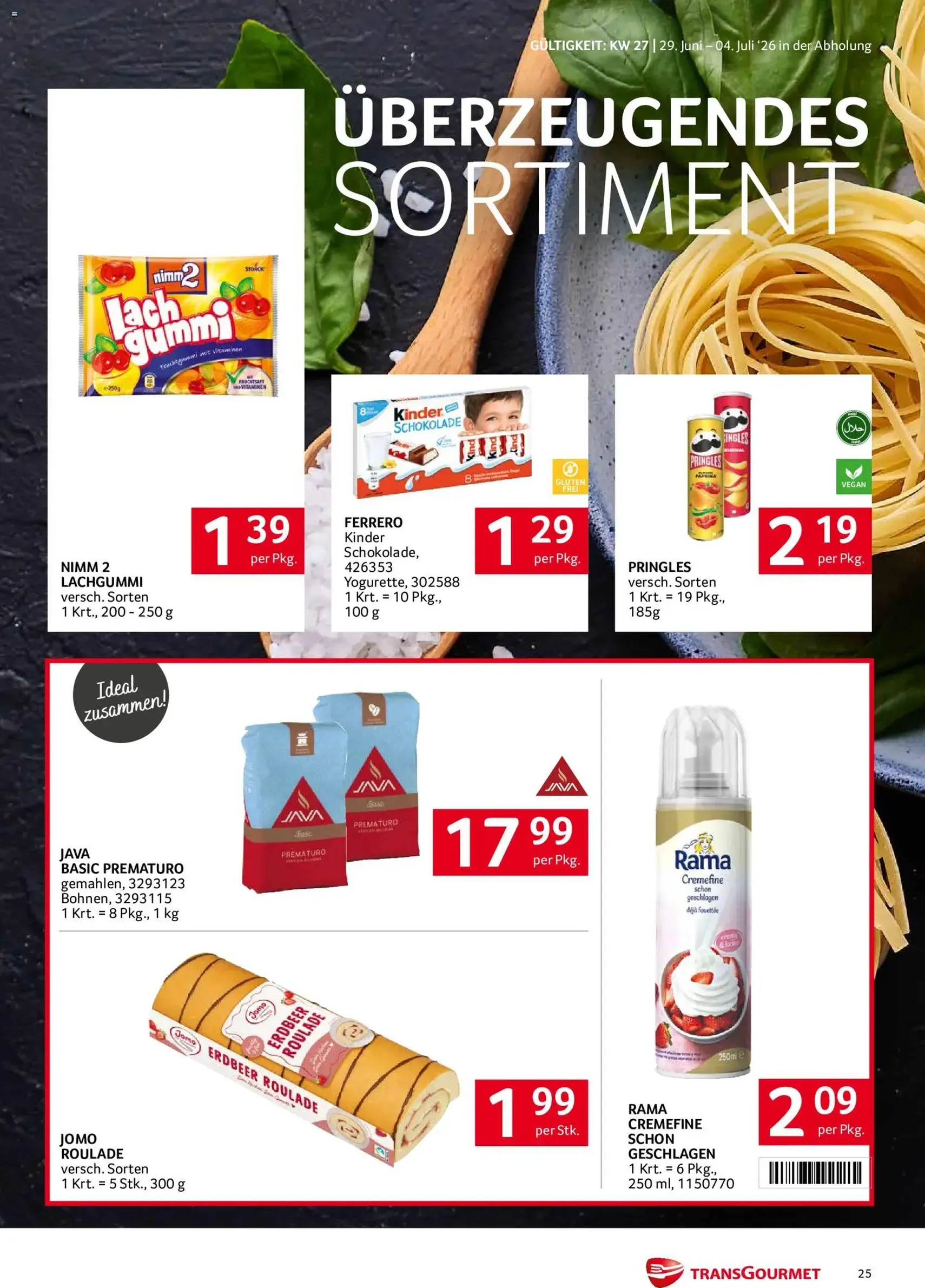 Transgourmet Flugblatt - Gültiger Prospekt ab 29.06.2026, Seite 25 von insgesamt 28