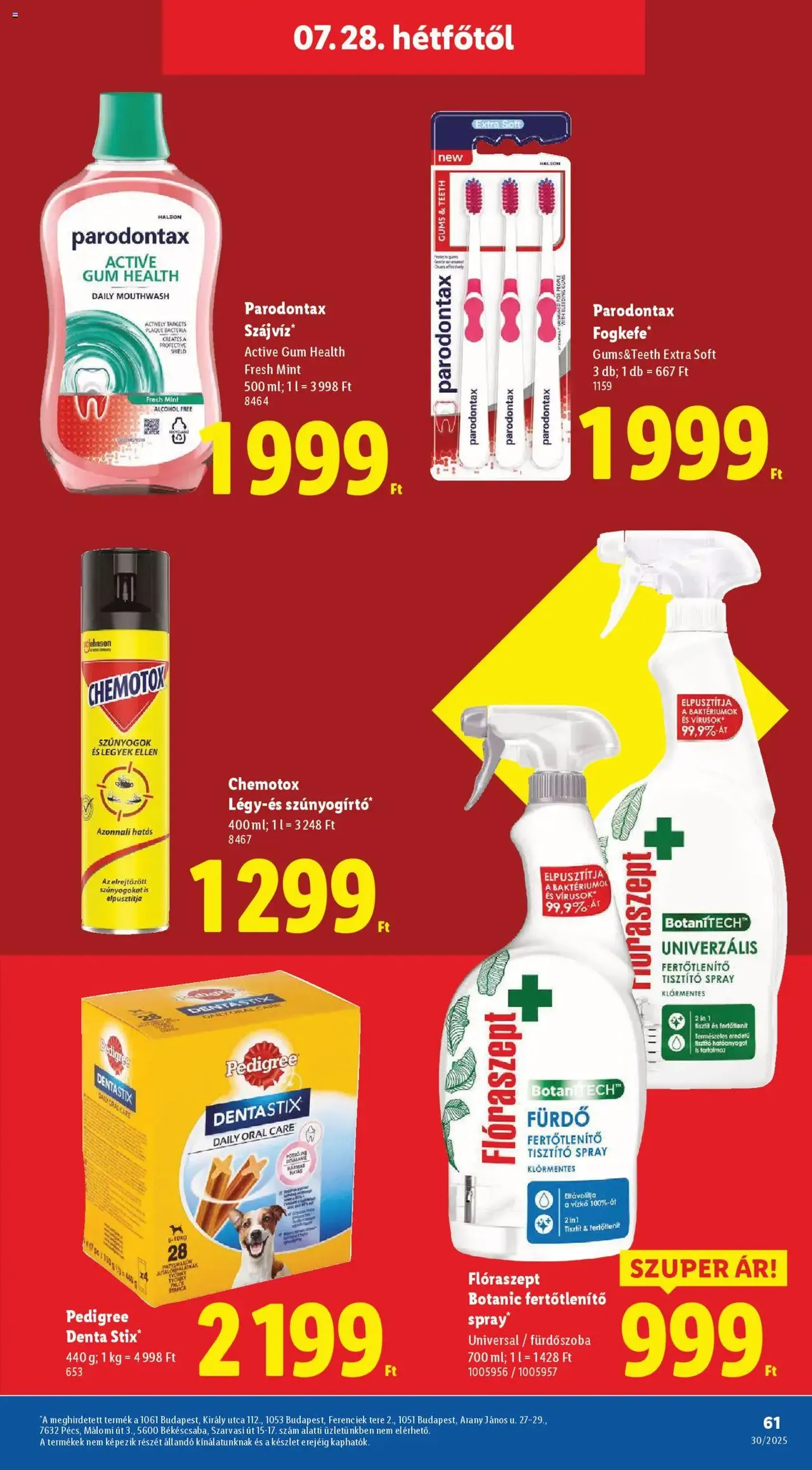Lidl Akciós újság - 2025.07.24. érvényes szórólap 61 oldal 62 oldalból Lidl Akciós újság - 2025.07.24. érvényes szórólap 61 oldal 62 oldalból