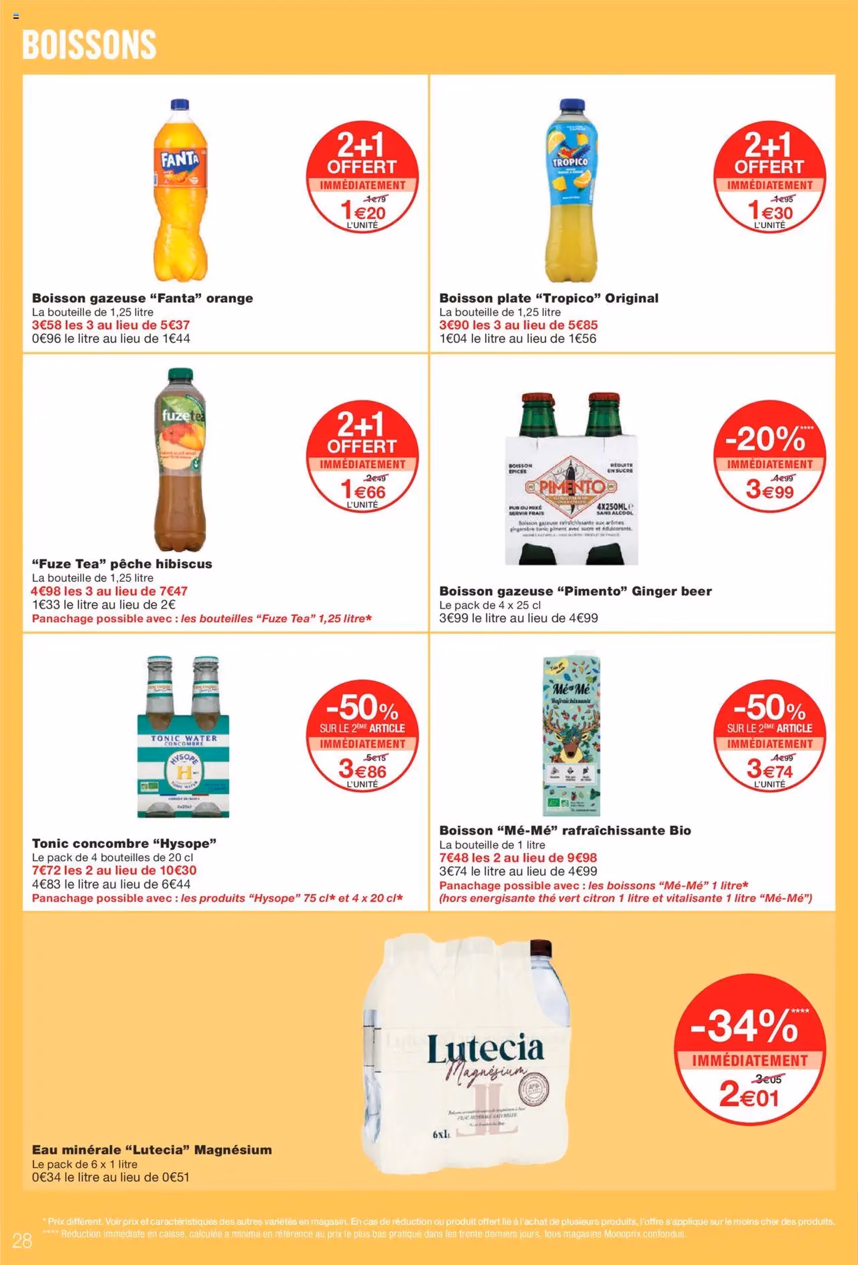 Monoprix catalogue - brochure valable à partir du 23/09/2025, page 28 sur 56 Monoprix catalogue - brochure valable à partir du 23/09/2025, page 28 sur 56