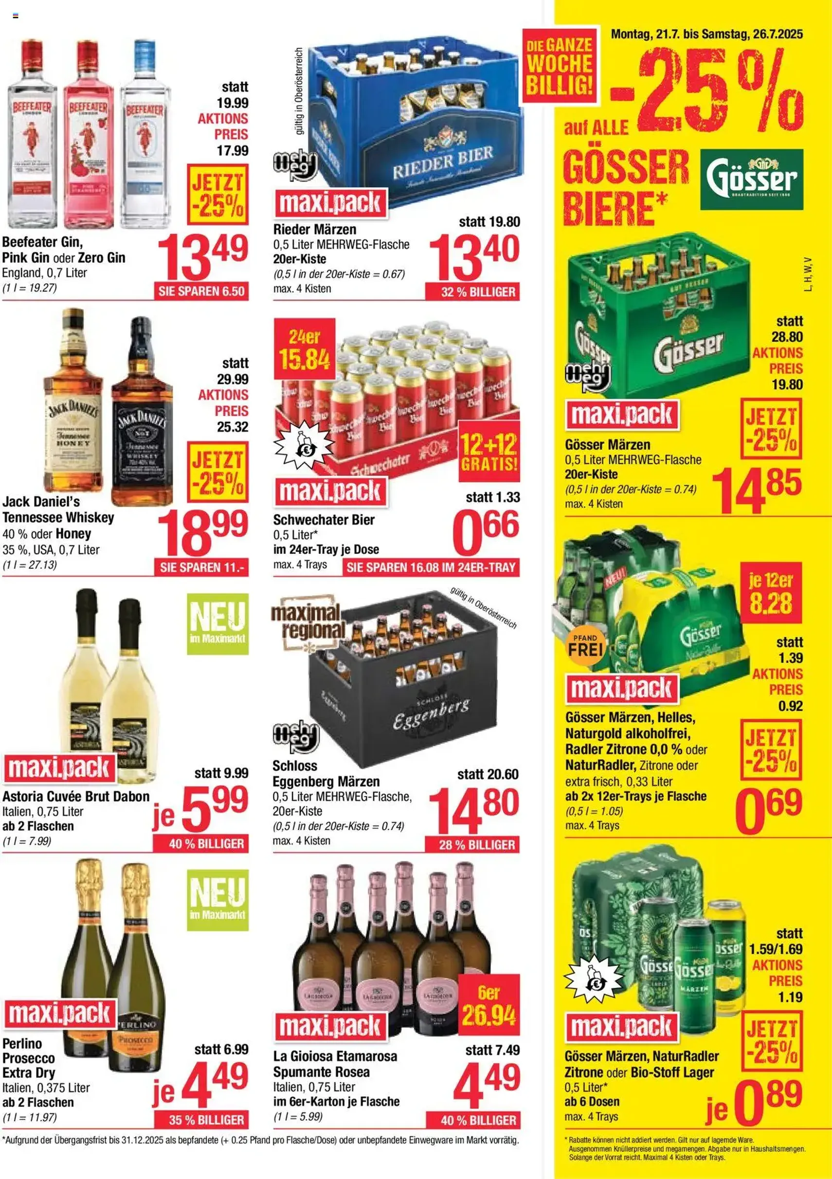 Maximarkt Flugblatt - Gültiger Prospekt ab 21.07.2025, Seite 11 von insgesamt 20 Maximarkt Flugblatt - Gültiger Prospekt ab 21.07.2025, Seite 11 von insgesamt 20