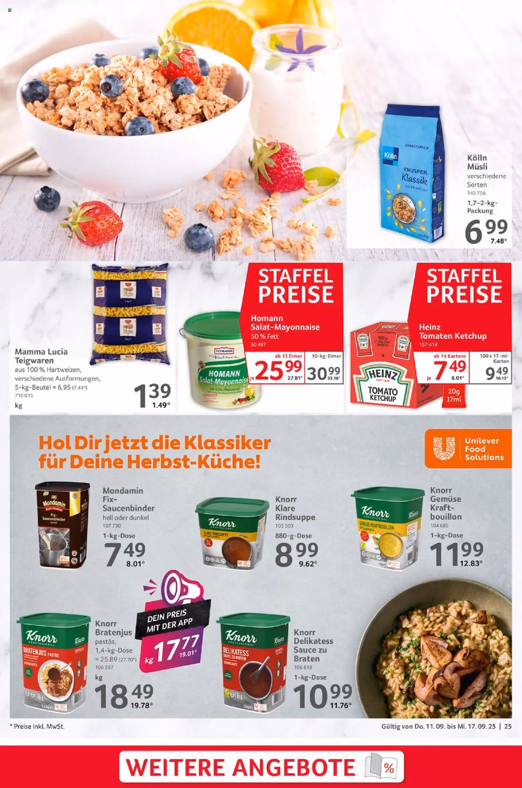 Selgros Prospekt - Gültiger Prospekt ab 11.09.2025, Seite 25 von insgesamt 28 Selgros Prospekt - Gültiger Prospekt ab 11.09.2025, Seite 25 von insgesamt 28