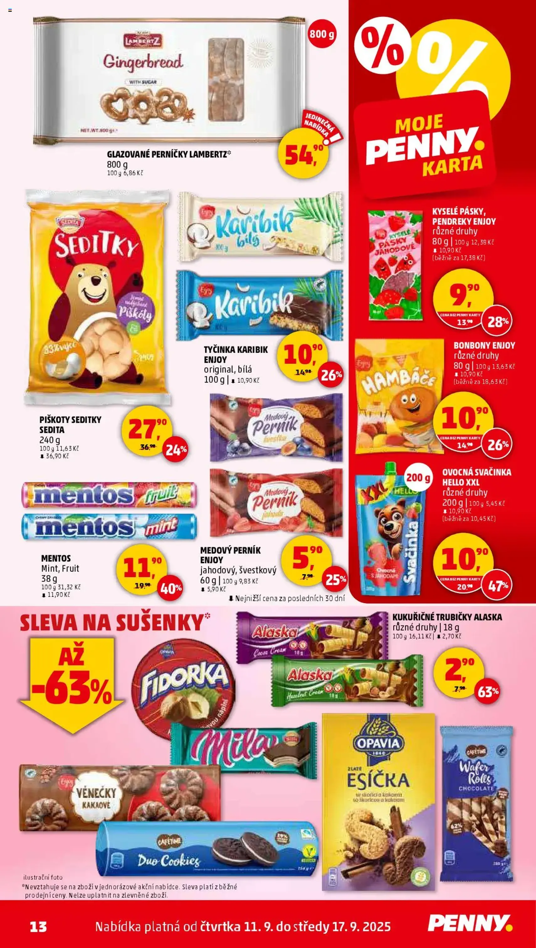 Penny Market leták - Čtvrtečník - platný leták od 11.09.2025 strana 13 z 43