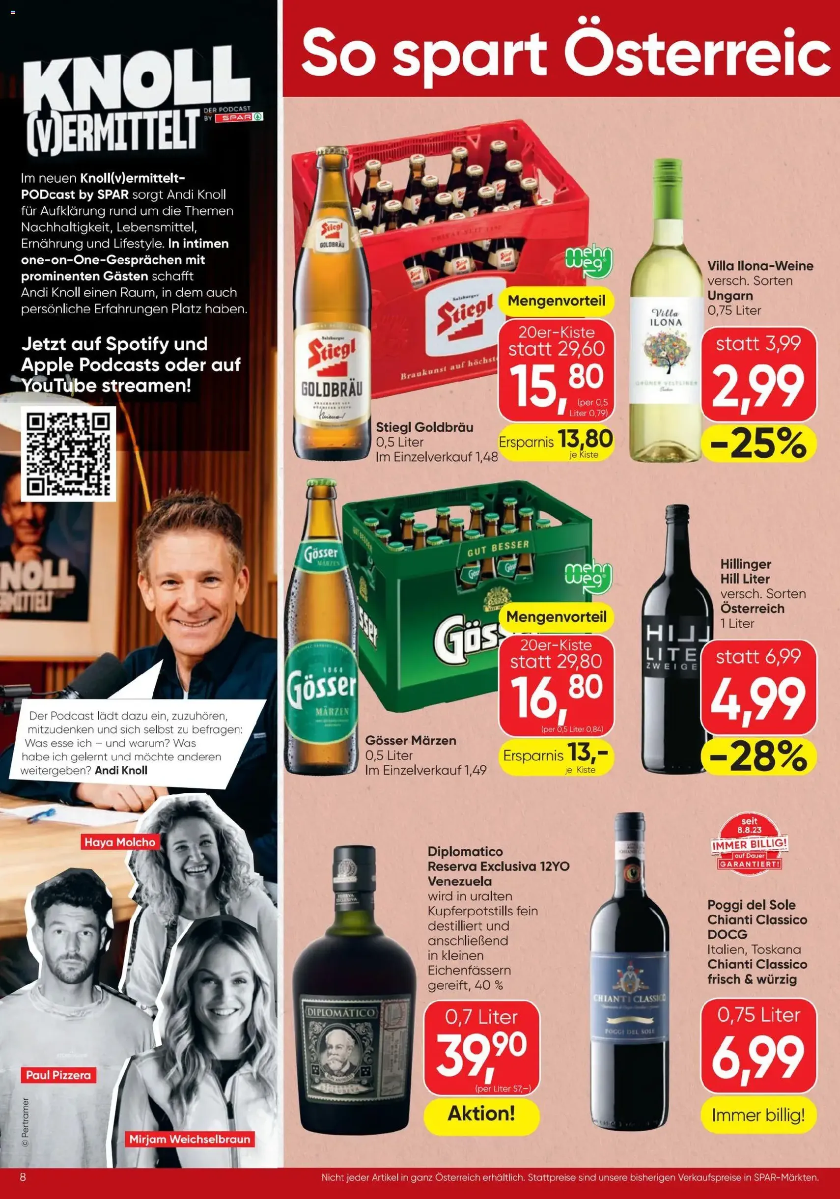 Spar - Flugblatt - Gültiger Prospekt ab 16.04.2026, Seite 8 von insgesamt 16